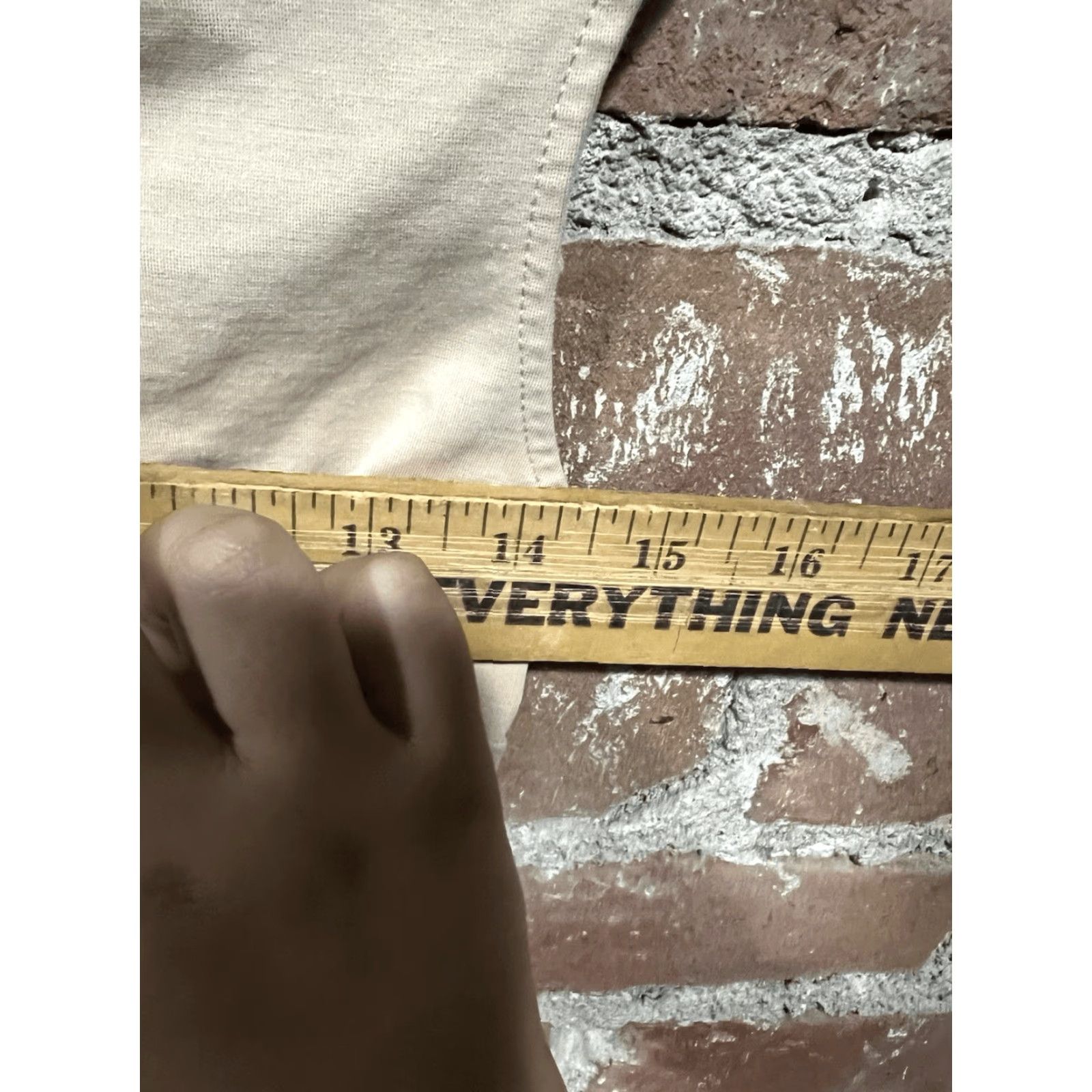 Zara Zara Womens Small Beige Fitted Top Cropped Stretch Shirt Blouse Knit Lightweight Casual All Season 14” Length 14” Pit to Pit S Regular Womens Size S / US 4 / IT 40 - 4 Thumbnail