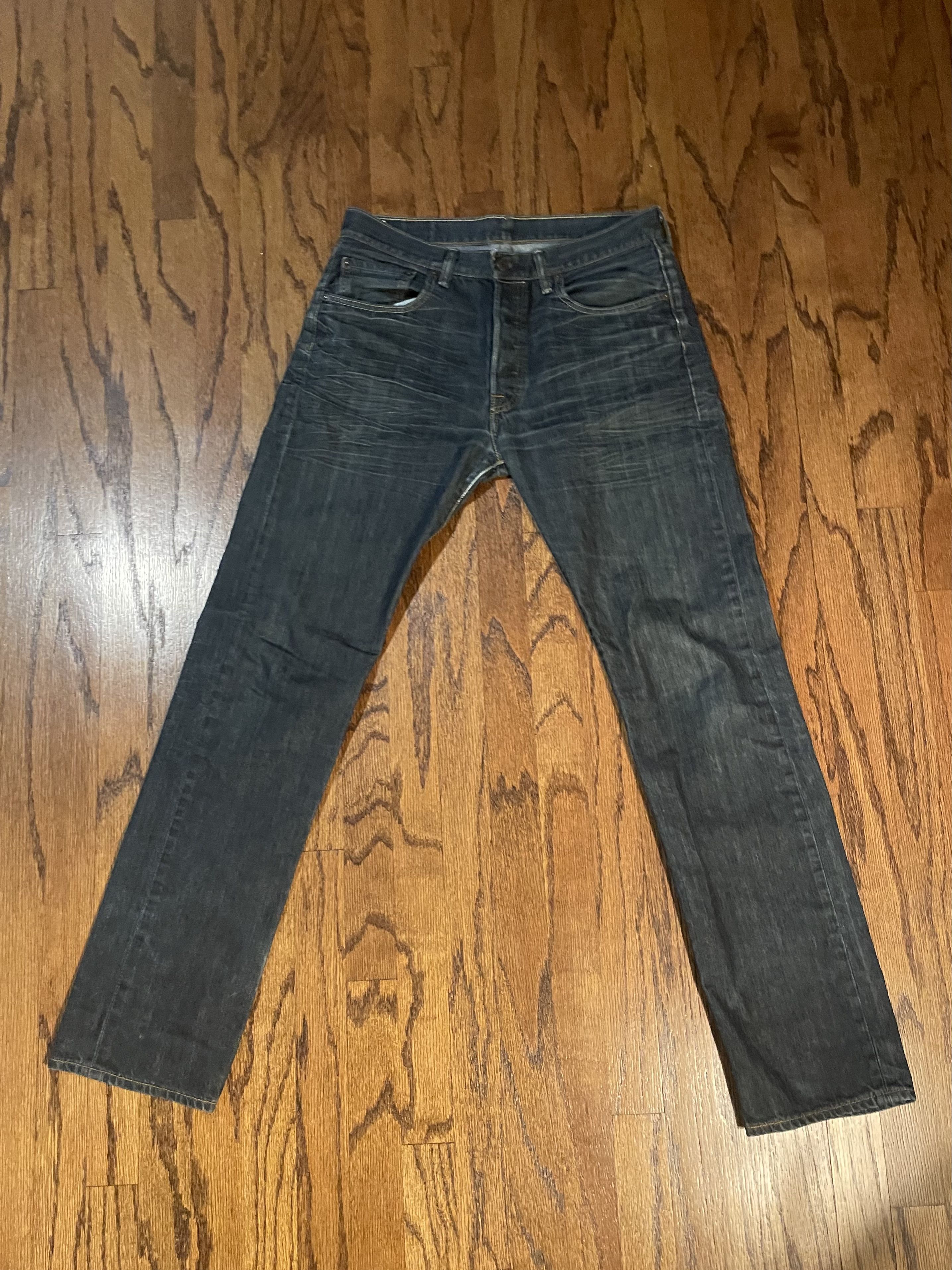 Levi's Levi's Whiskered Skinny Jeans Size US 32 / EU 48 - 1 Thumbnail