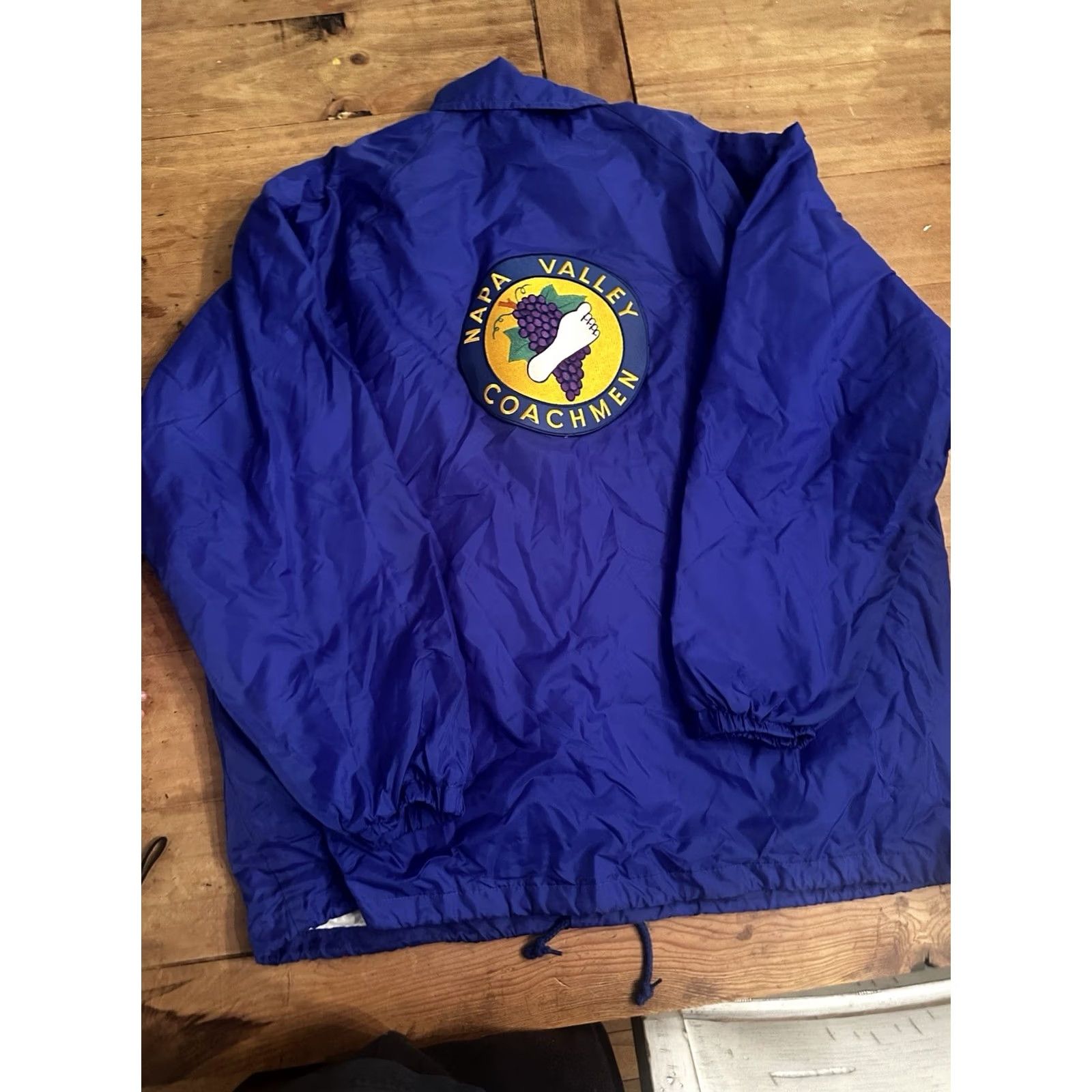 Vintage VINTAGE M & M WINDJACKET XL Blue Nylon Windbreaker Jacket Men Regular Size Coachman Winery Napa Valley Big Mac Size US XL / EU 56 / 4 - 6 Thumbnail