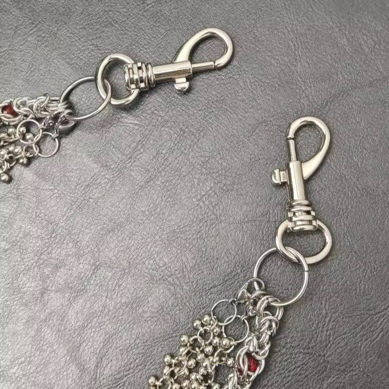 Japanese Brand Layers Round Bead Wallet Pant Chain Size ONE SIZE - 2 Thumbnail