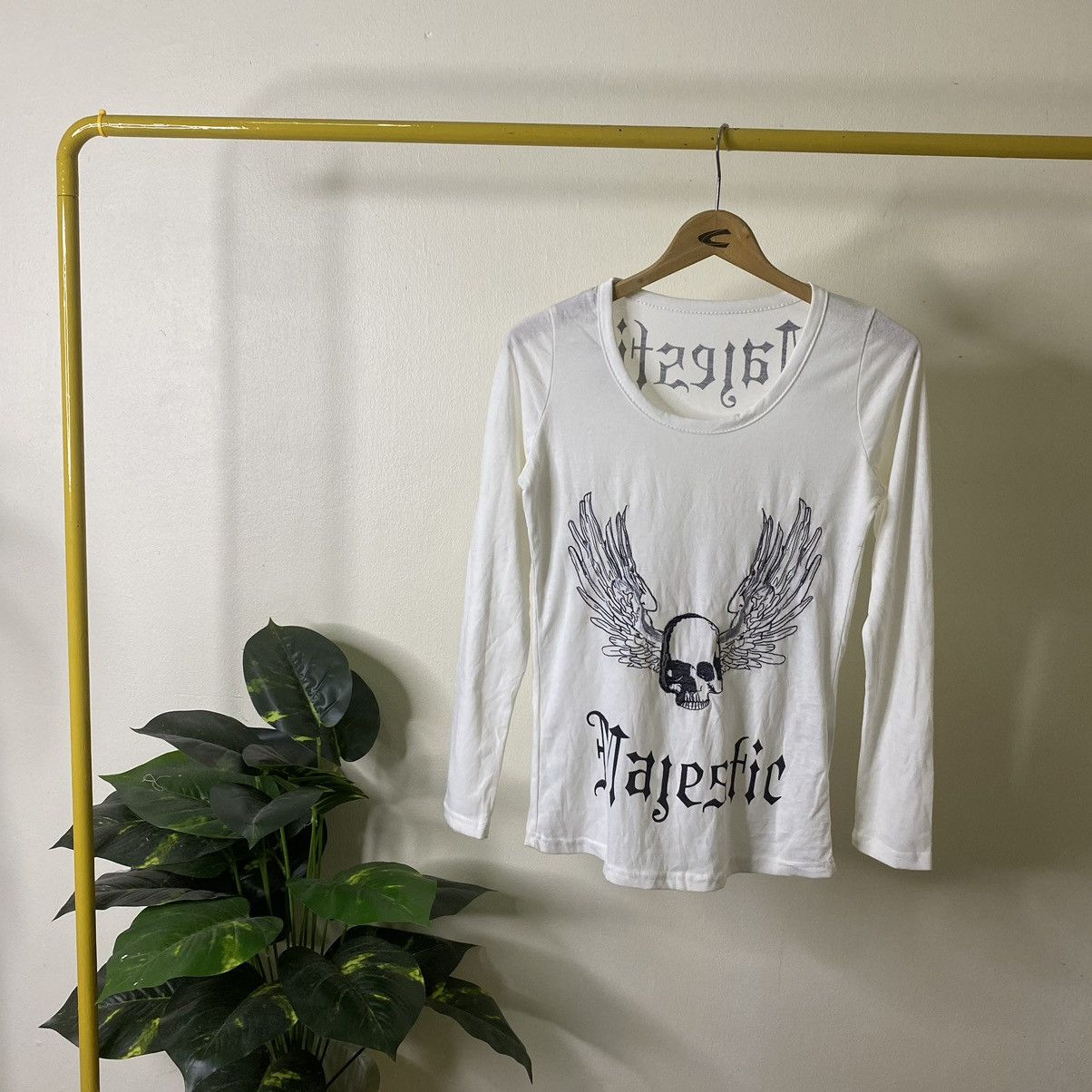 If Six Was Nine Majestic Skull Wings Ifsixwasnine Hysterics Cyber Punk LS T Size XS / US 0-2 / IT 36-38 - 1 Thumbnail