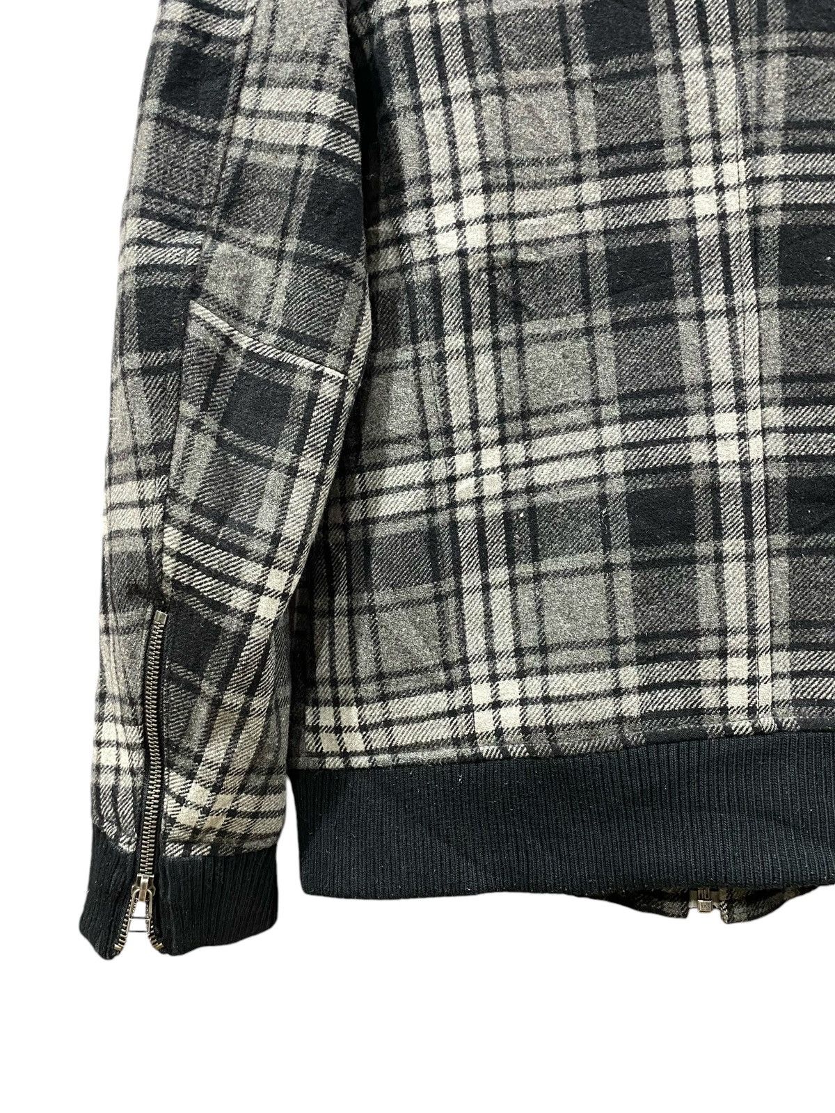semanticdesign Rare SEMANTIC DESIGN Wool Checkered Zipper Jacket (M) Size US M / EU 48-50 / 2 - 13 Thumbnail