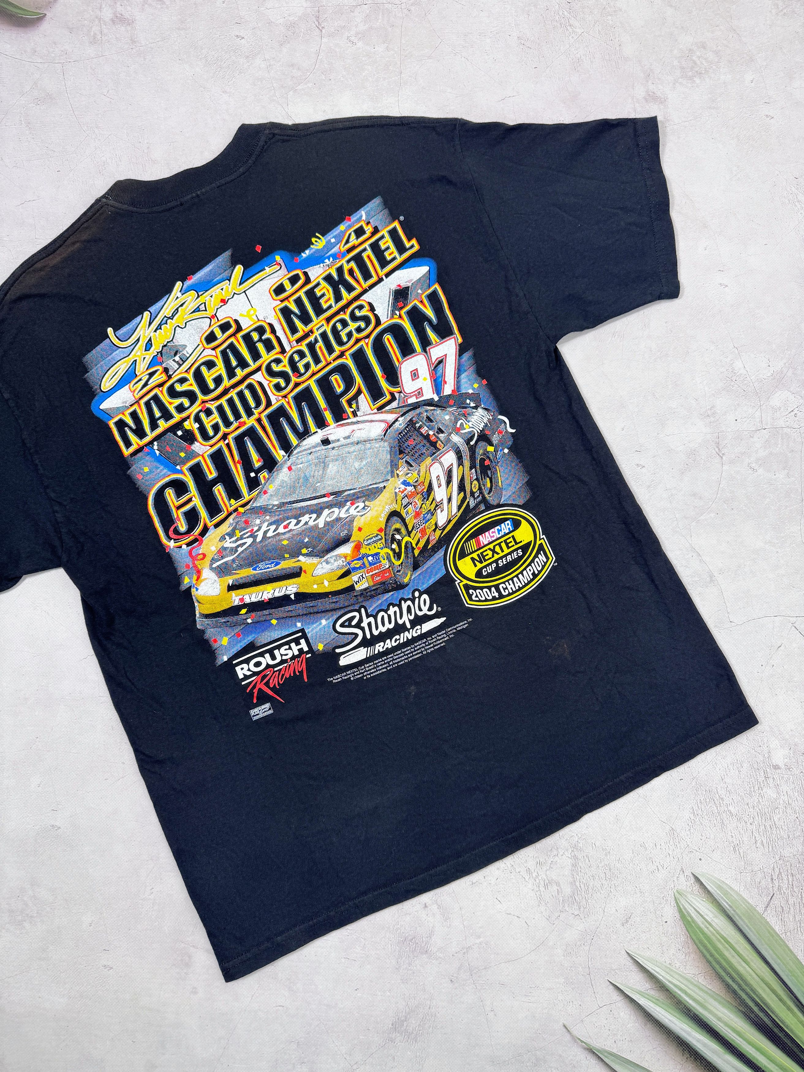 NASCAR 2004 Nascar Nextel Cup Racing T-Shirt #97 Kurt Busch Size US XL / EU 56 / 4 - 17 Thumbnail