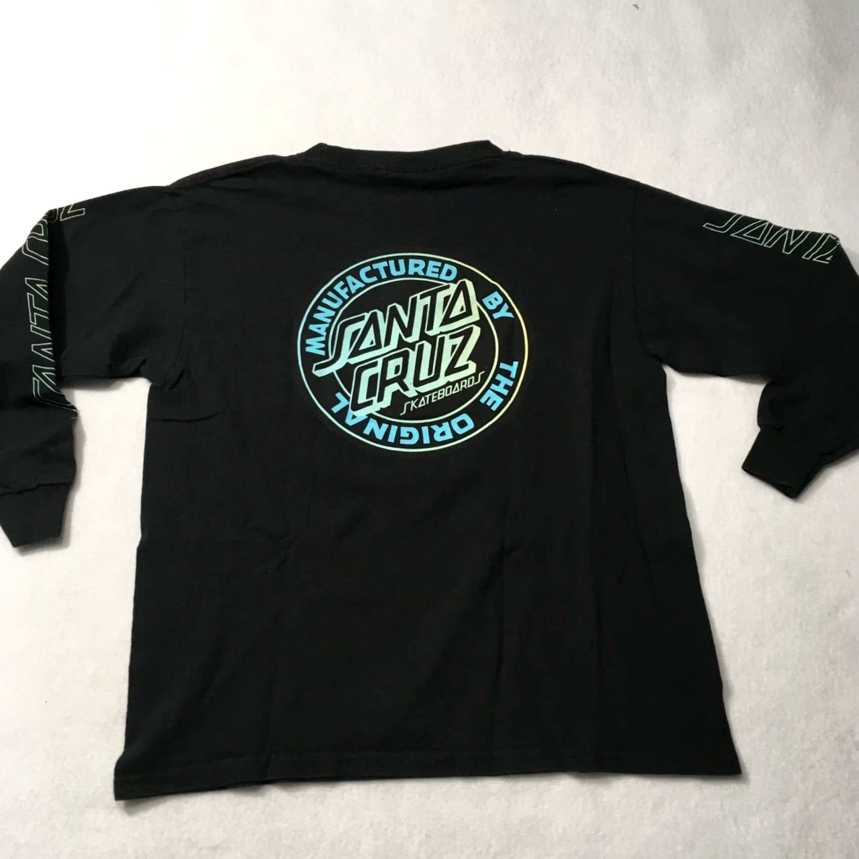 Vintage Santa Cruz Mens Shirt Black Medium Short Sleeve Shirt M Black Graphic Print California Mens Size US M / EU 48-50 / 2 - 7 Thumbnail