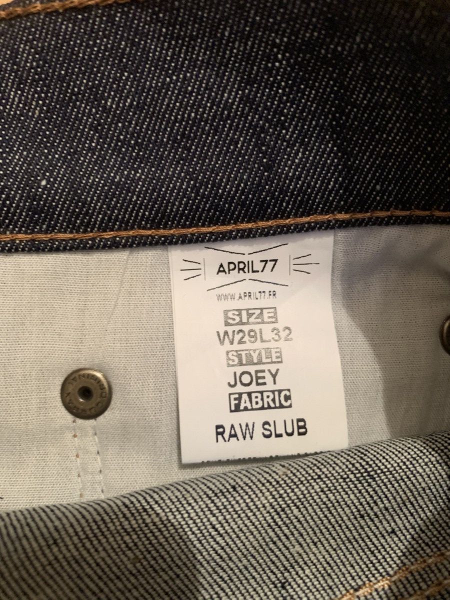 April 77 *RARE* Joey Raw Slub 30/30 Size US 30 / EU 46 - 11 Thumbnail
