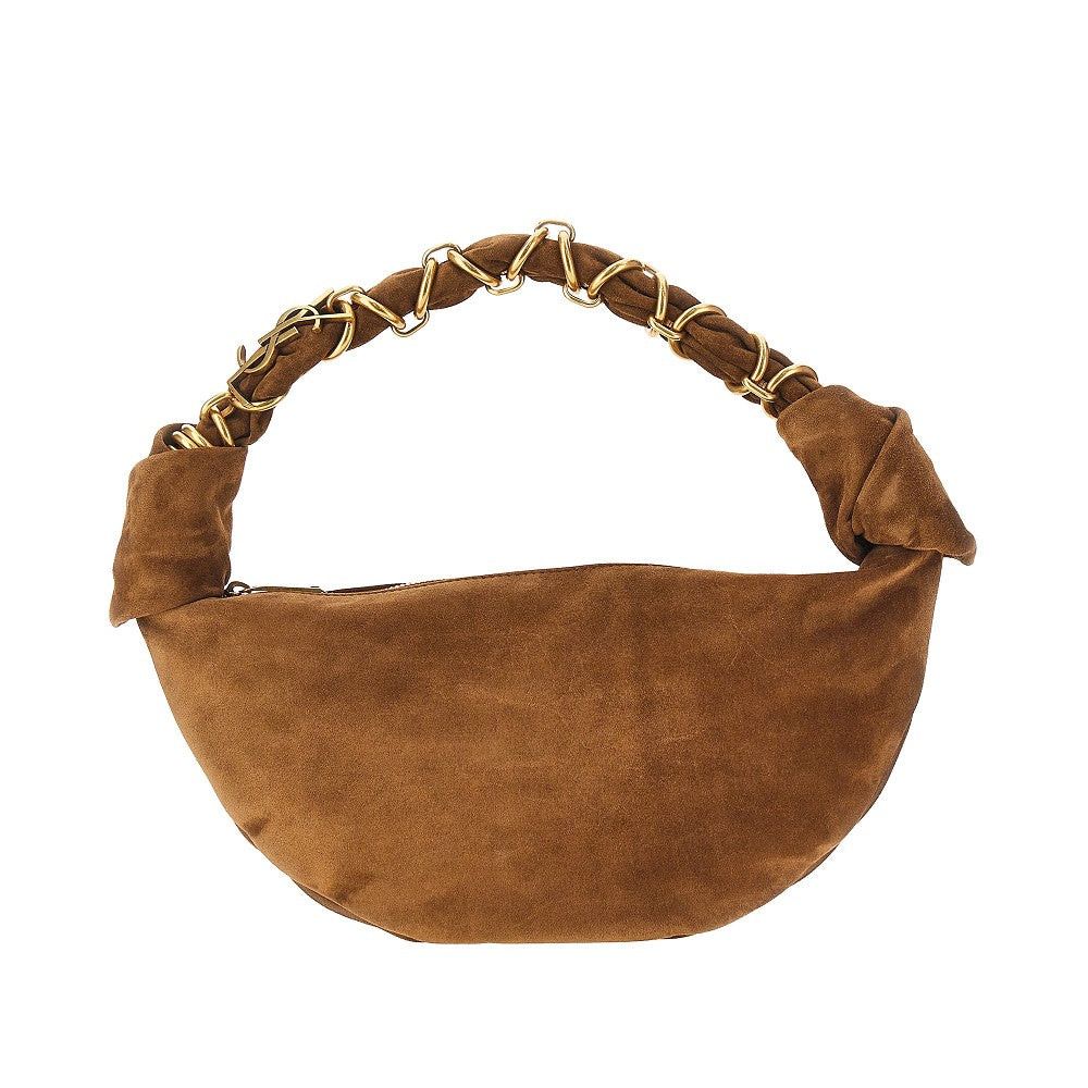 Yves Saint Laurent Saint Laurent Amalia Suede Mini Hobo Bag Brown Uni Women - Usa Tariffs Included, Women's