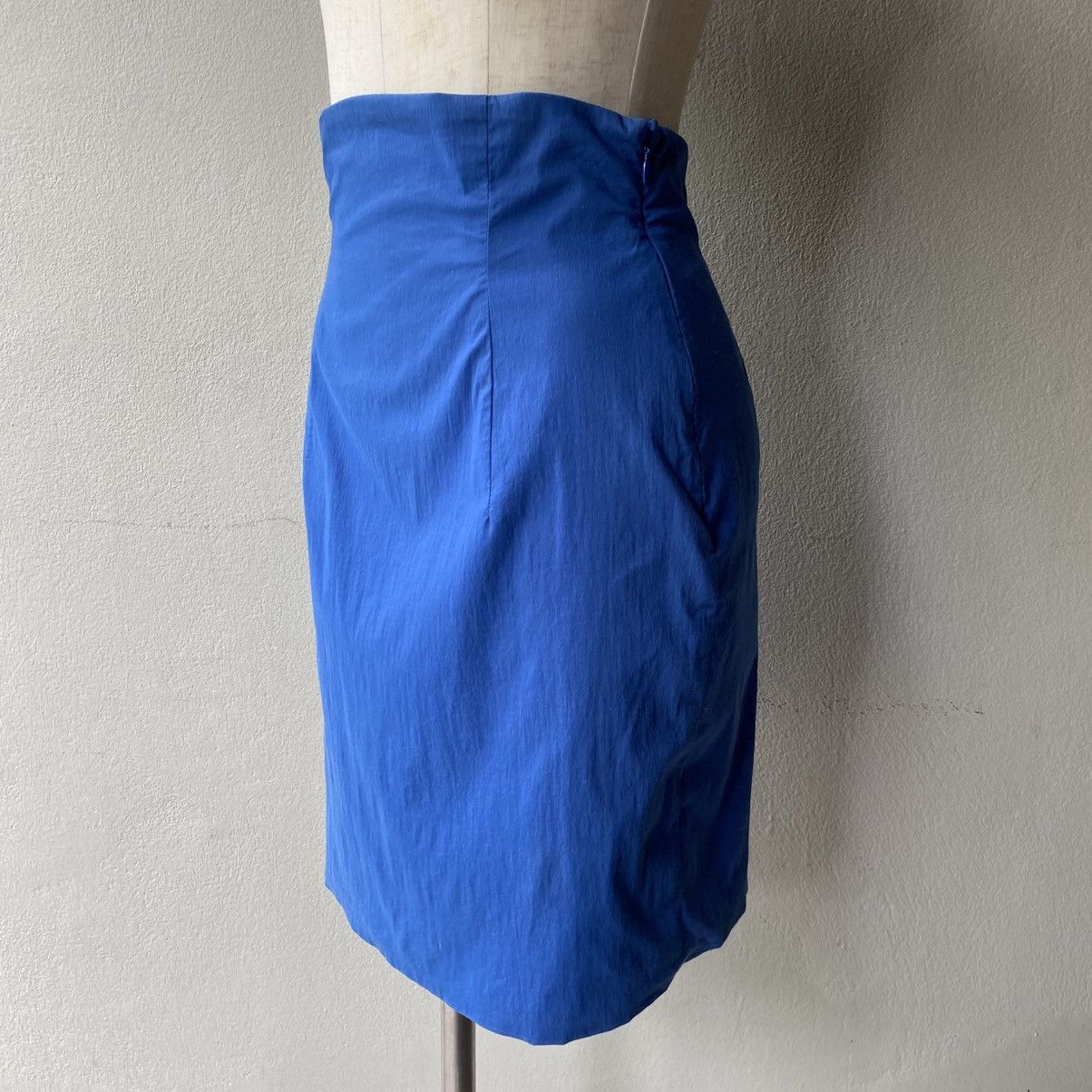 Composition by Kenzo Composition by Kenzo Royal Blue High-Waist Pencil Skirt Size 24" / US 00 / IT 34 - 4 Thumbnail