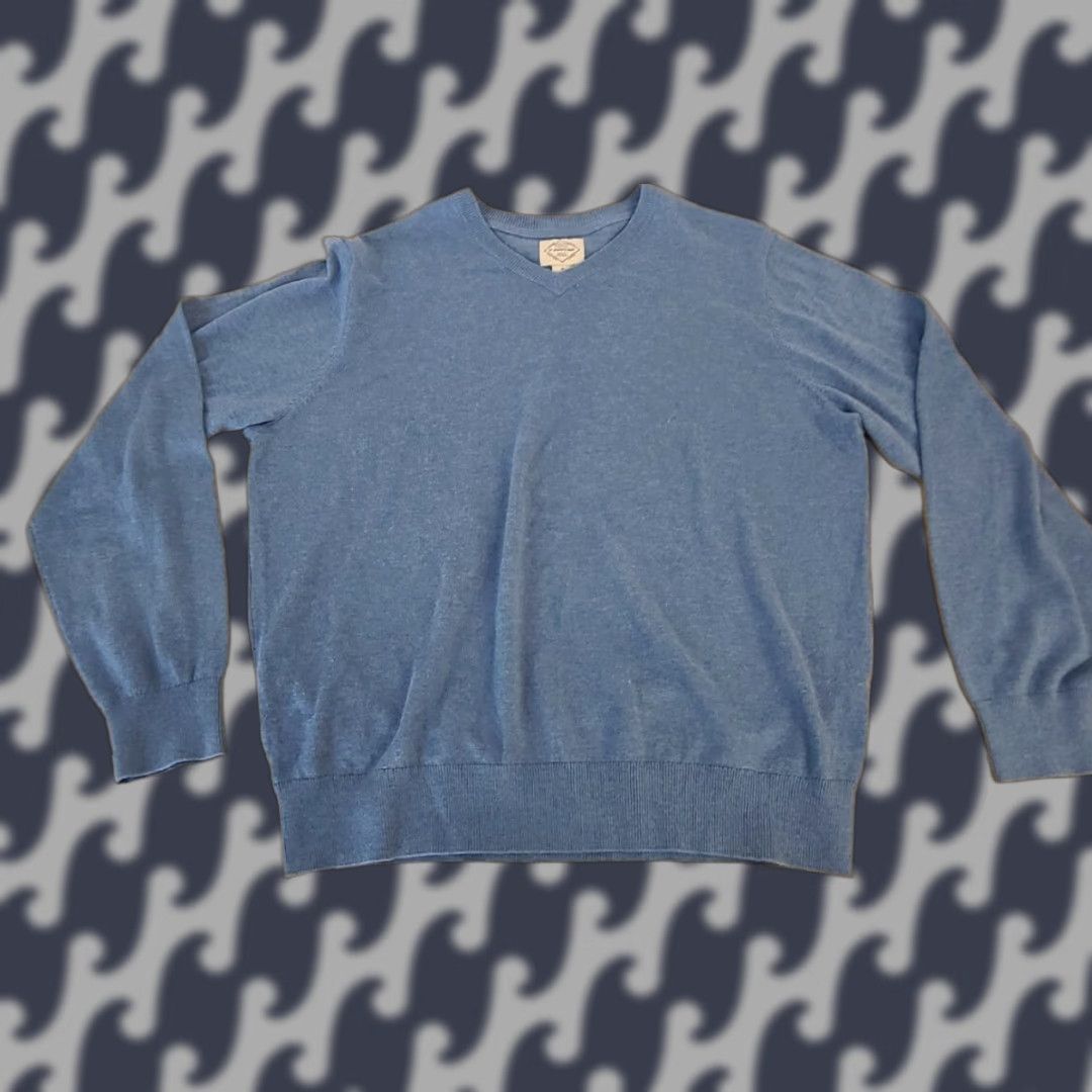 Vintage St. John's Bay Mens V Neck Pullover Long Sleeve Sweater XL Blue Size US XL / EU 56 / 4 - 1 Thumbnail