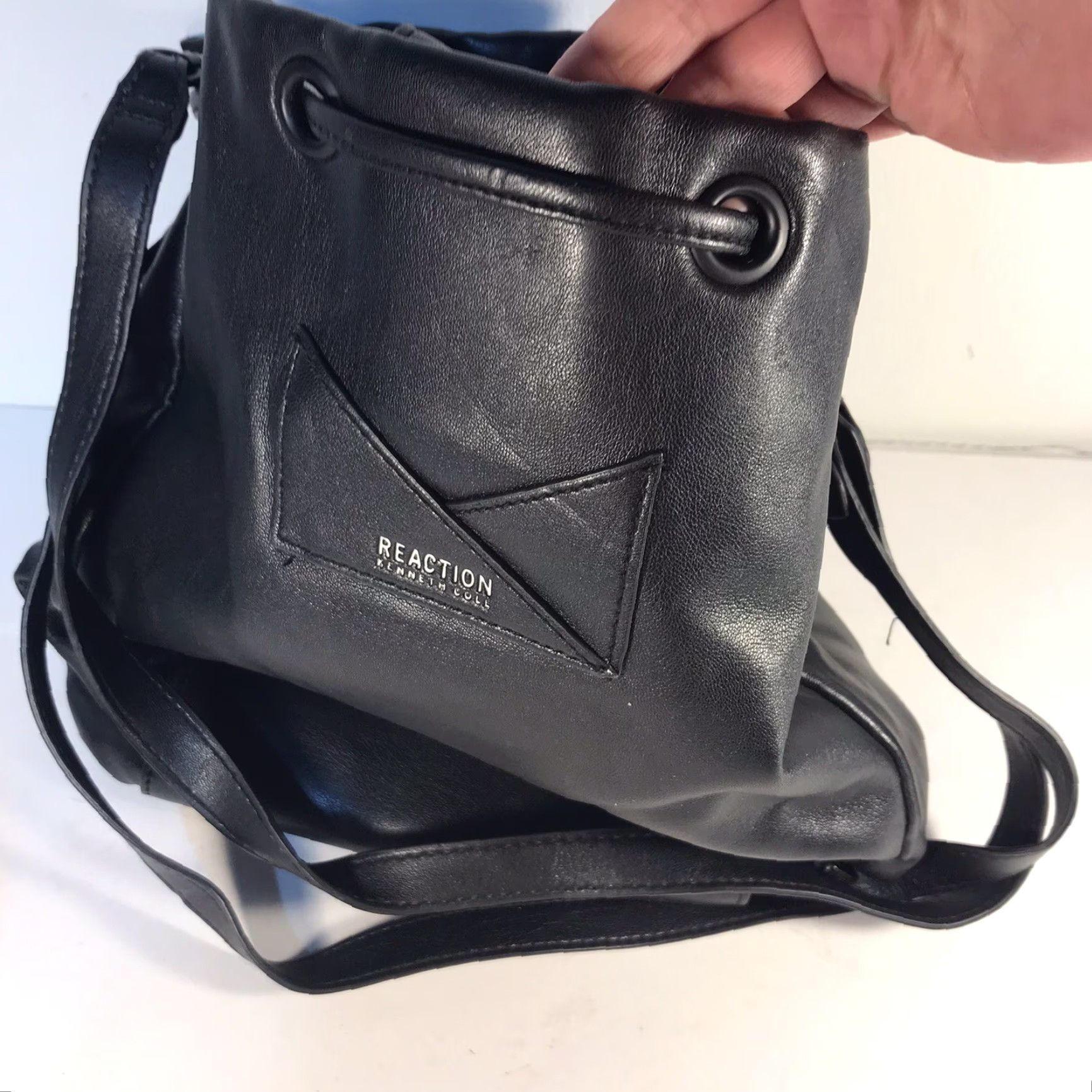 Kenneth Cole Kenneth Cole Reaction Black Tote Backpack Bag Women Large Casual Travel Vegan Friendly Size ONE SIZE - 3 Thumbnail