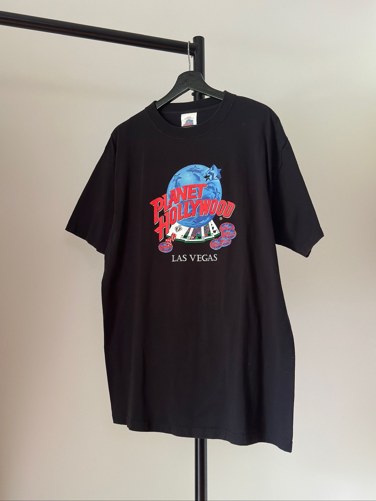 Planet Hollywood × Vintage Vintage 1991 Planet Hollywood 'Las Vegas' T-Shirt Size US L / EU 52-54 / 3 - 1 Thumbnail