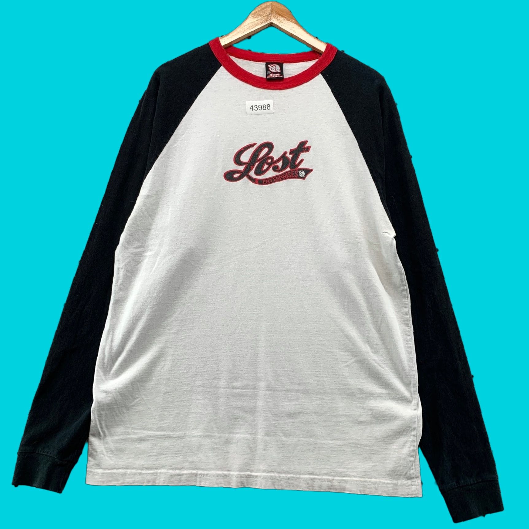 Vintage VINTAGE Lost Enterprises Skateboard Long Sleeve Shirt Mens XL White Black Size US XL / EU 56 / 4 - 1 Thumbnail