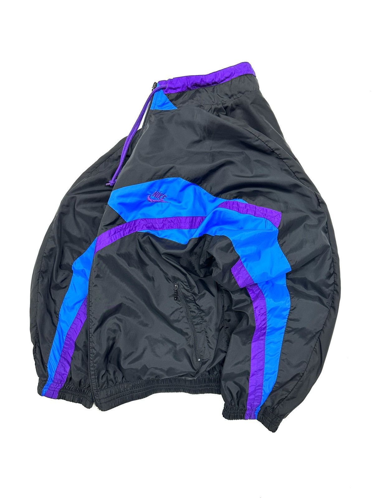 Nike Vintage 80s Nike Nylon Windbreaker Track Jacket Size US L / EU 52-54 / 3 - 2 Thumbnail