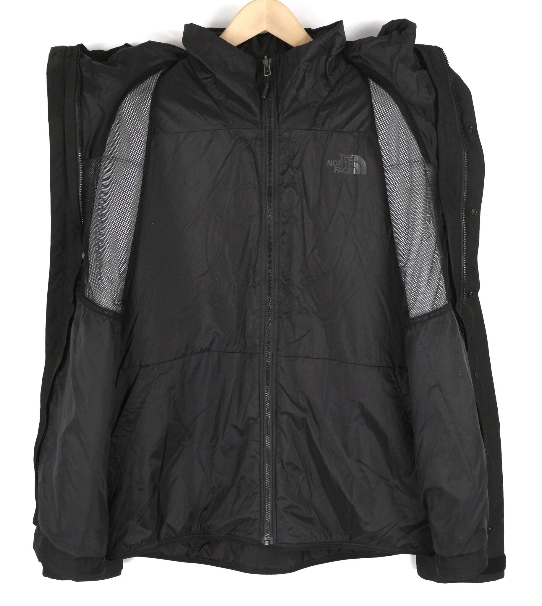 The North Face XL Dryvent Removable Lining Hooded Zip Black Jacket 82309 Size US XL / EU 56 / 4 - 5 Thumbnail