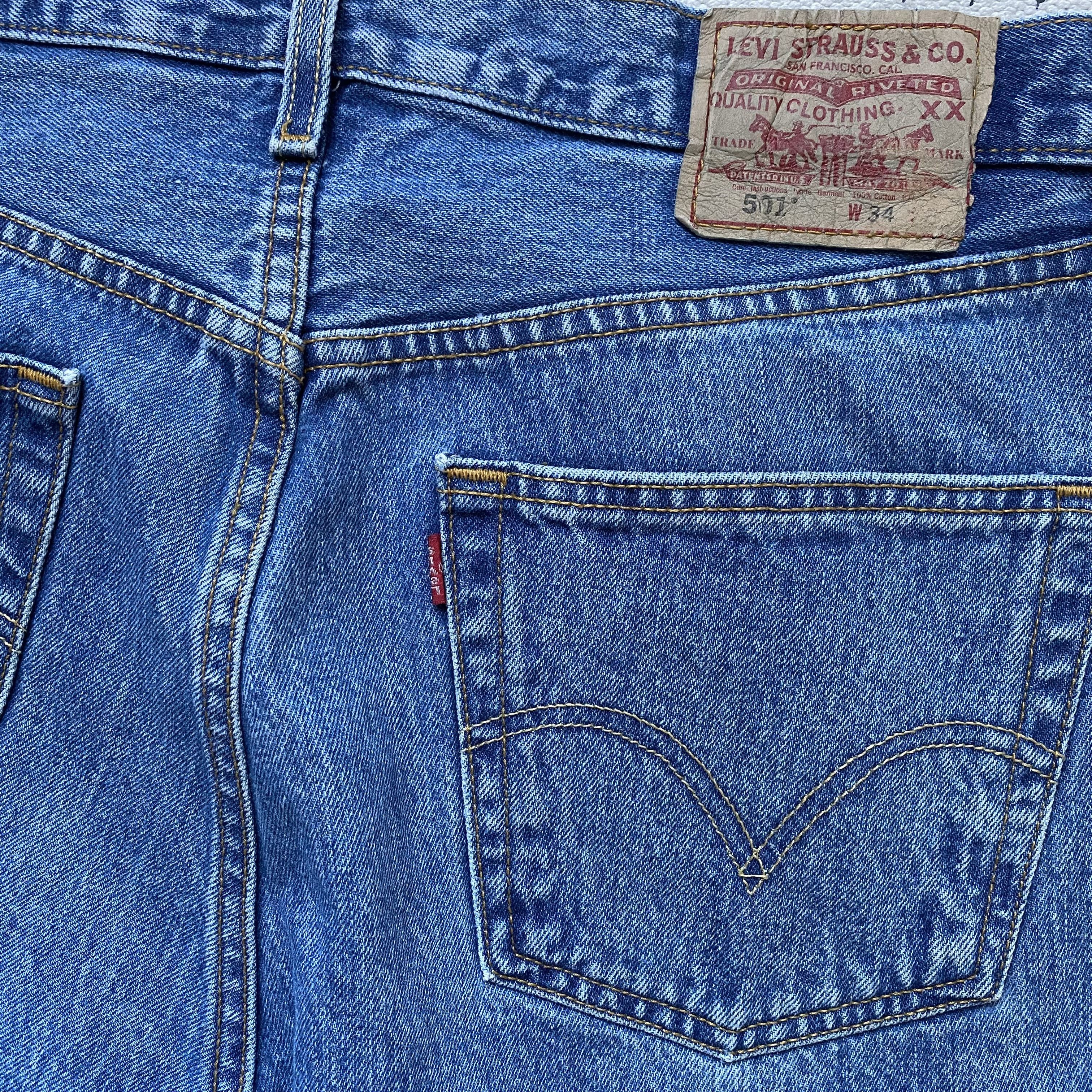 Levi's Vintage Clothing 👖 Vintage 90s Levis jeans 501 Denim pants Mde in Mexico Size US 34 / EU 50 - 10 Thumbnail