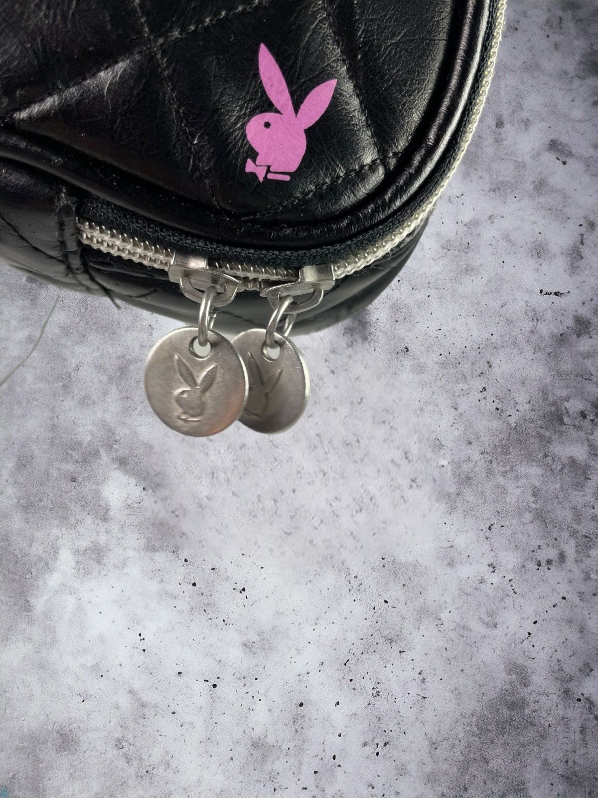Playboy × Vintage Vintage Y2K Playboy Leather Mini Bag 2000s Size ONE SIZE - 3 Thumbnail