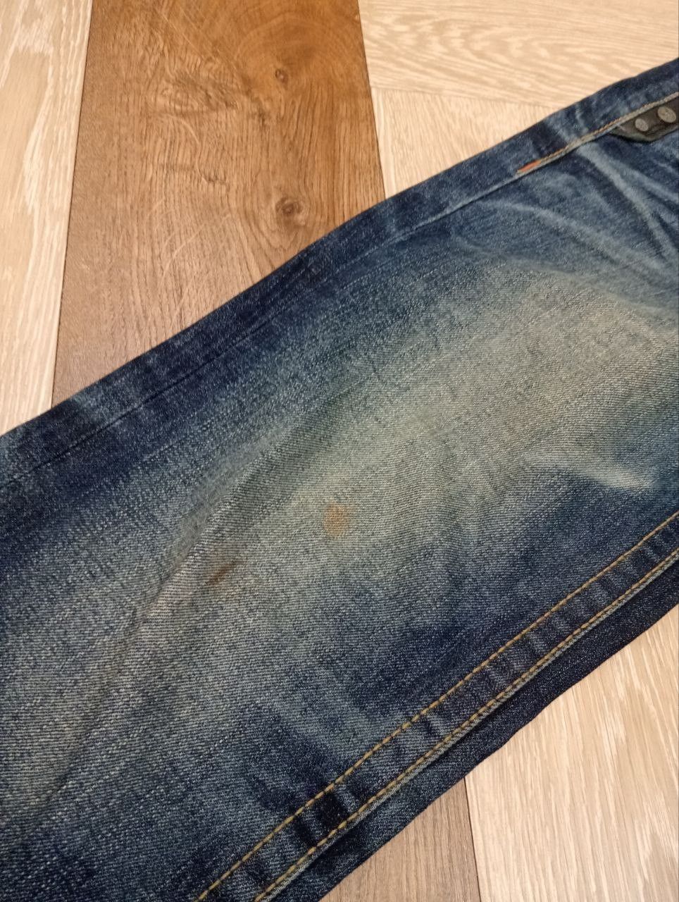 Japanese Brand LOLITA JEANS BLUE WASHED DENIM COTTON LEATHER POCKET PANTS Size US 28 / EU 44 - 20 Thumbnail