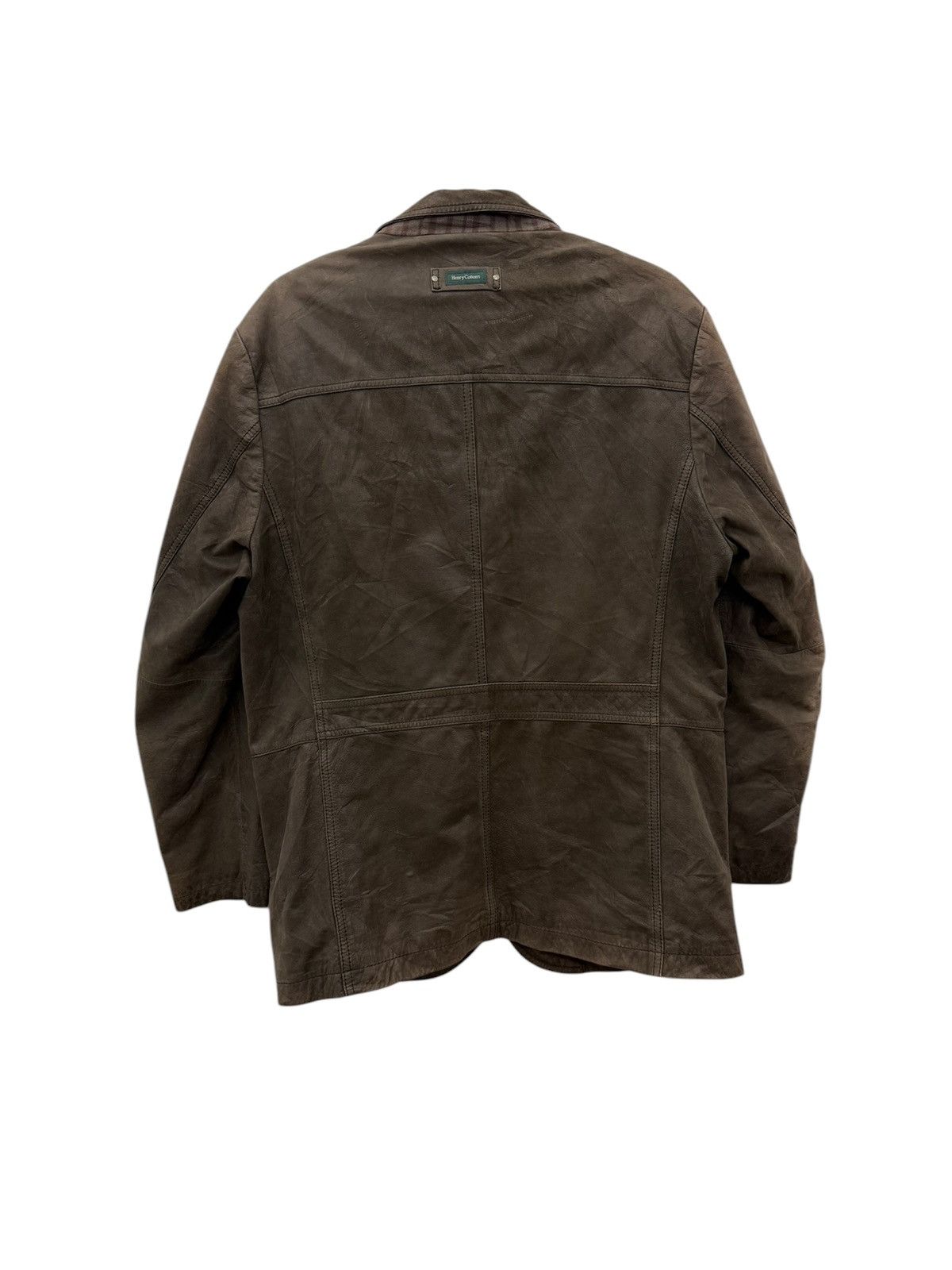 Genuine Leather × Henry Cotton's HENRY COTTON CASUAL JACKET SOFT LEATHER Size US M / EU 48-50 / 2 - 6 Thumbnail