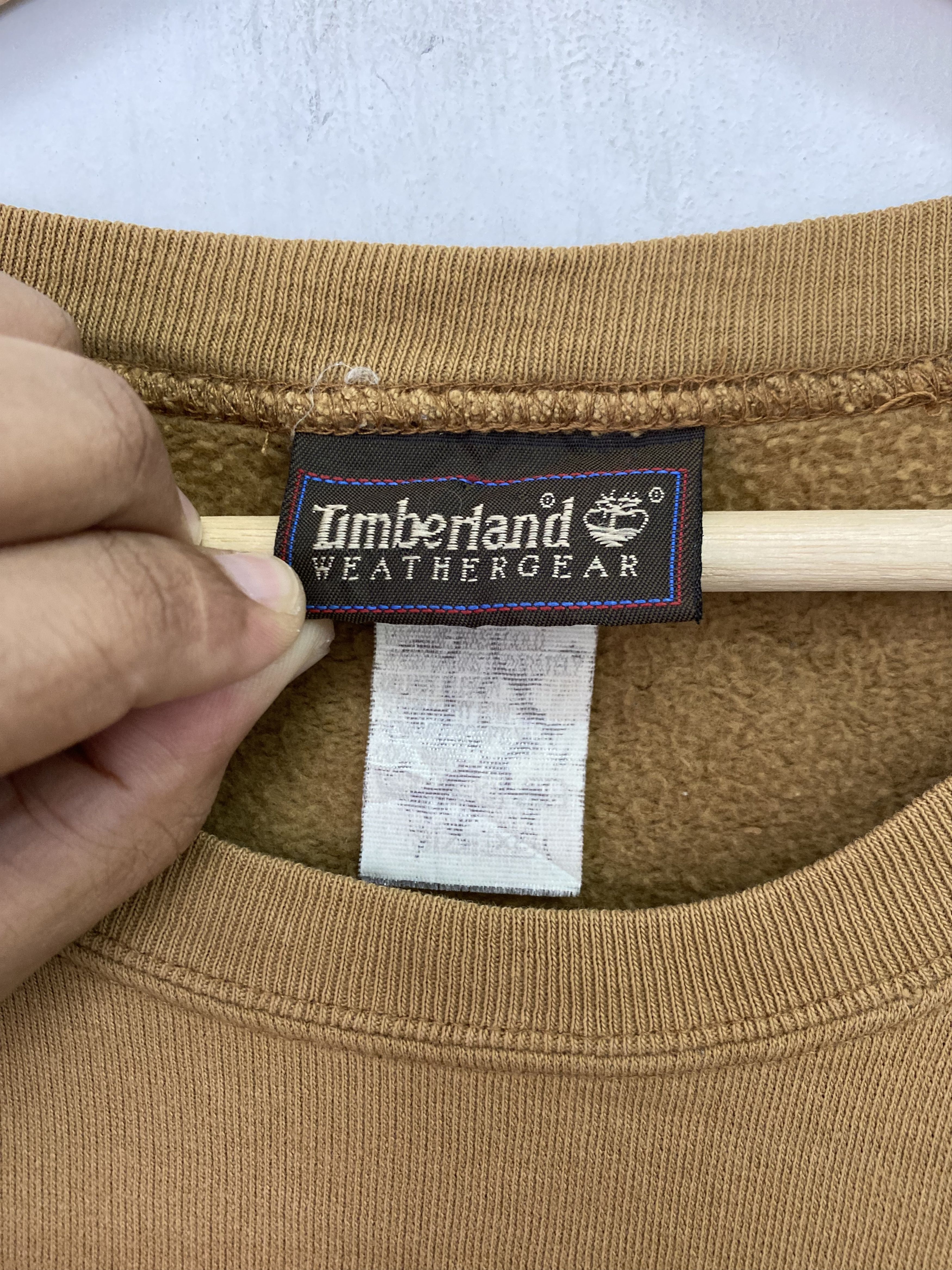 Timberland × Vintage Vintage Timberland Weathergear Sweatshirt Large Timberland Size US L / EU 52-54 / 3 - 11 Thumbnail