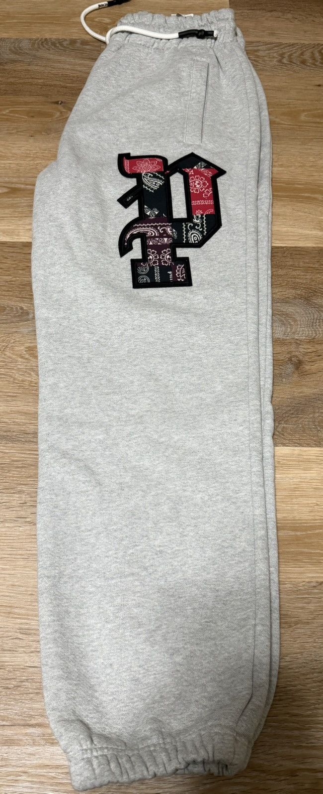 Palm Angels Palm Angles BROTHERHOOD JOGGING - MELANGE GREY LARGE Size US 33 - 2 Thumbnail