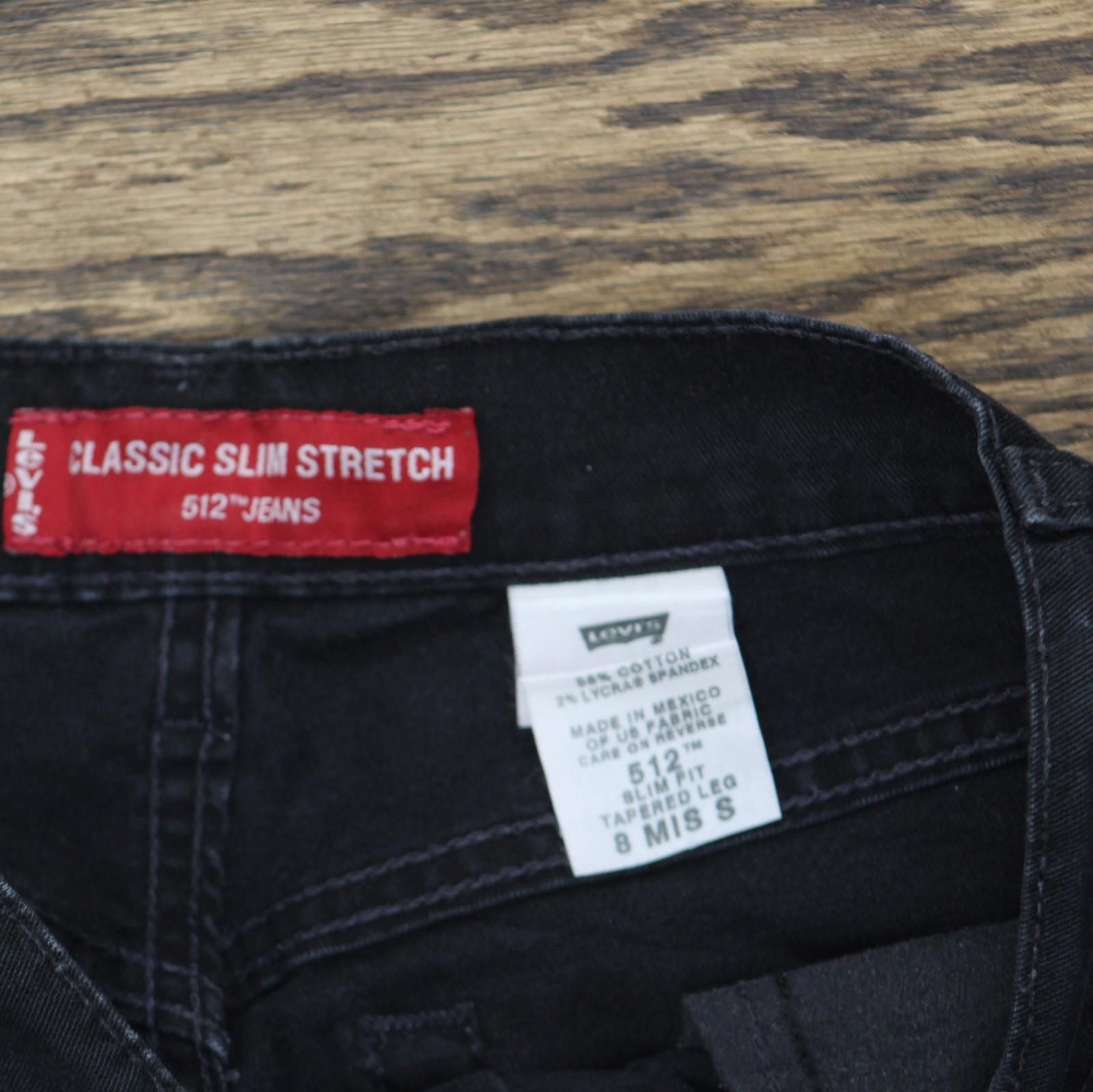 Levi's Levi's Classic Slim Stretch Jeans Black Wash 8 Misses Short Size 30" / US 8 / IT 44 - 7 Thumbnail