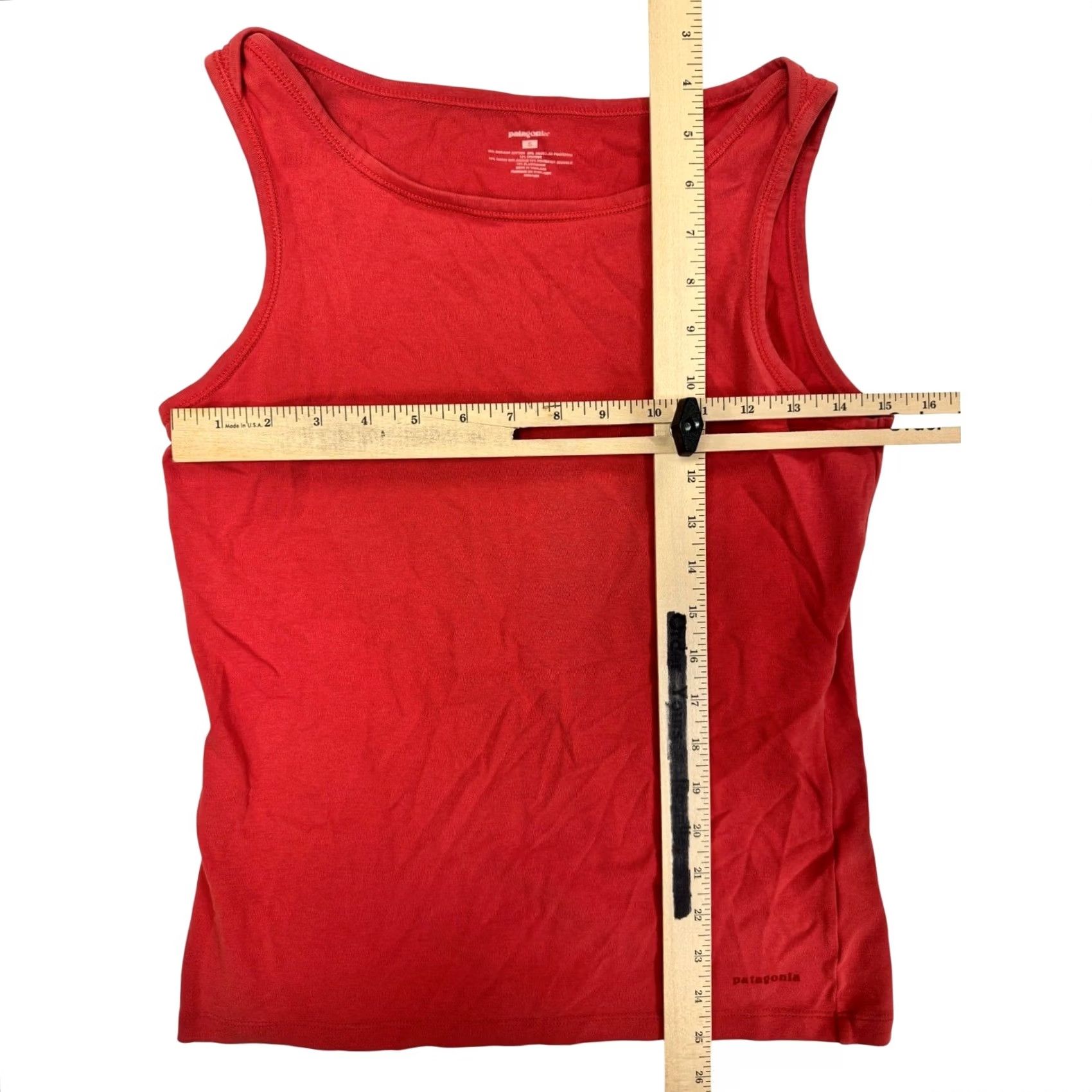 Patagonia Patagonia Womens Red Scoop Neck Tank Top S Size S / US 4 / IT 40 - 3 Thumbnail