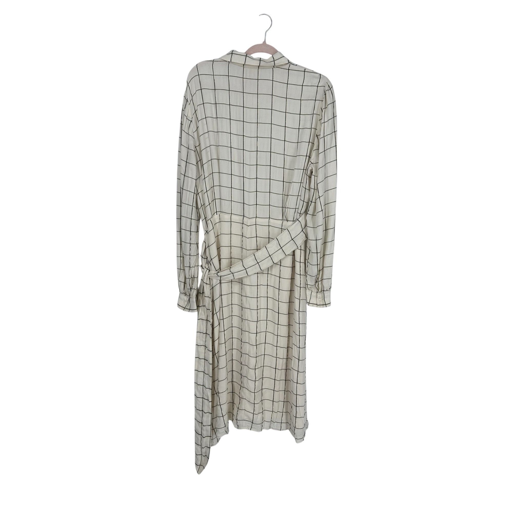 Other Michael Kors Dress - Windowpane Plaid Shirt Dress - XXL Size XXL / US 16-18 / IT 52-54 - 2 Thumbnail