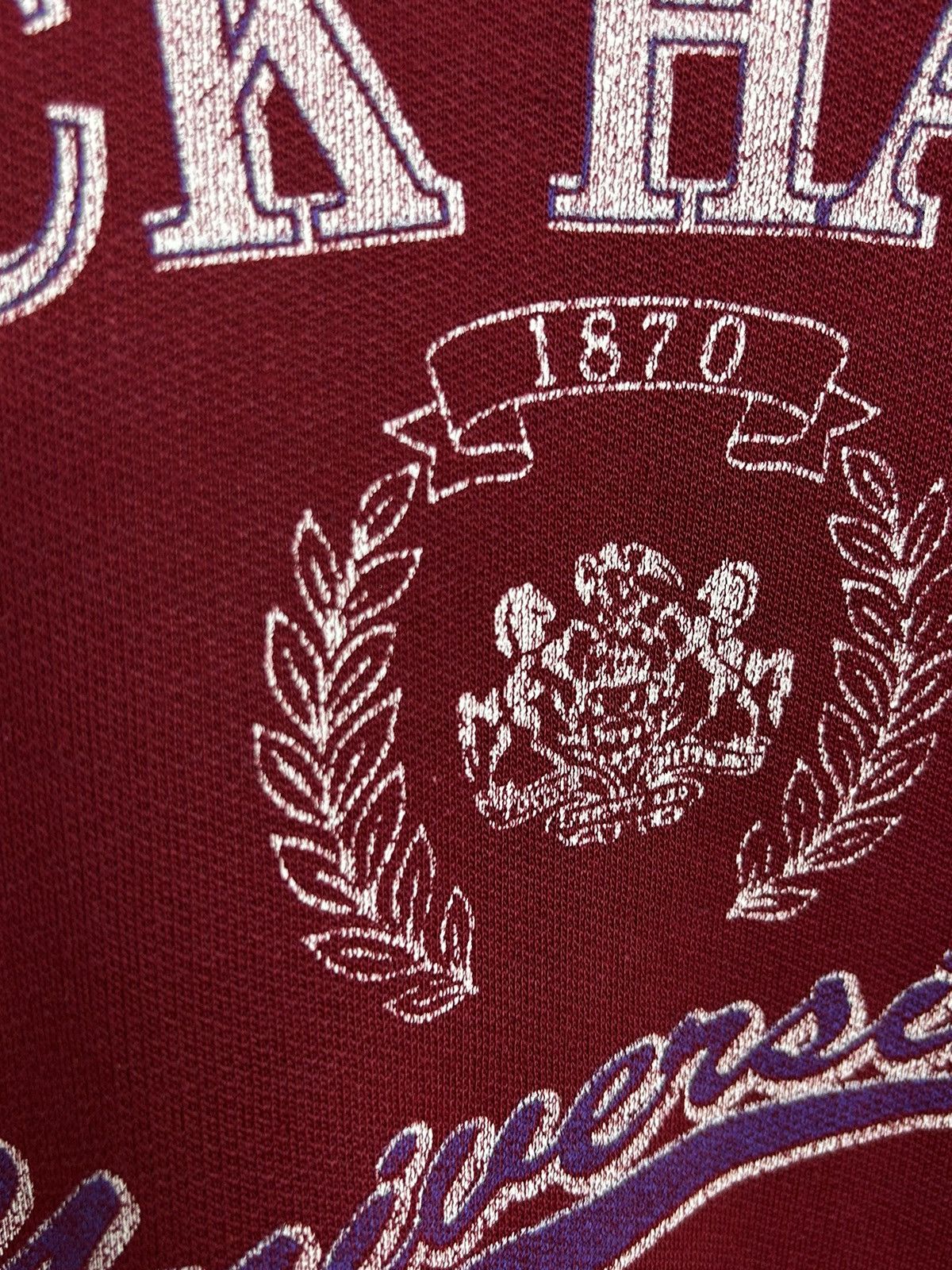 Vintage 80s Vintage Lock Haven University Sweatshirt Crewneck Red Size US XL / EU 56 / 4 - 3 Thumbnail