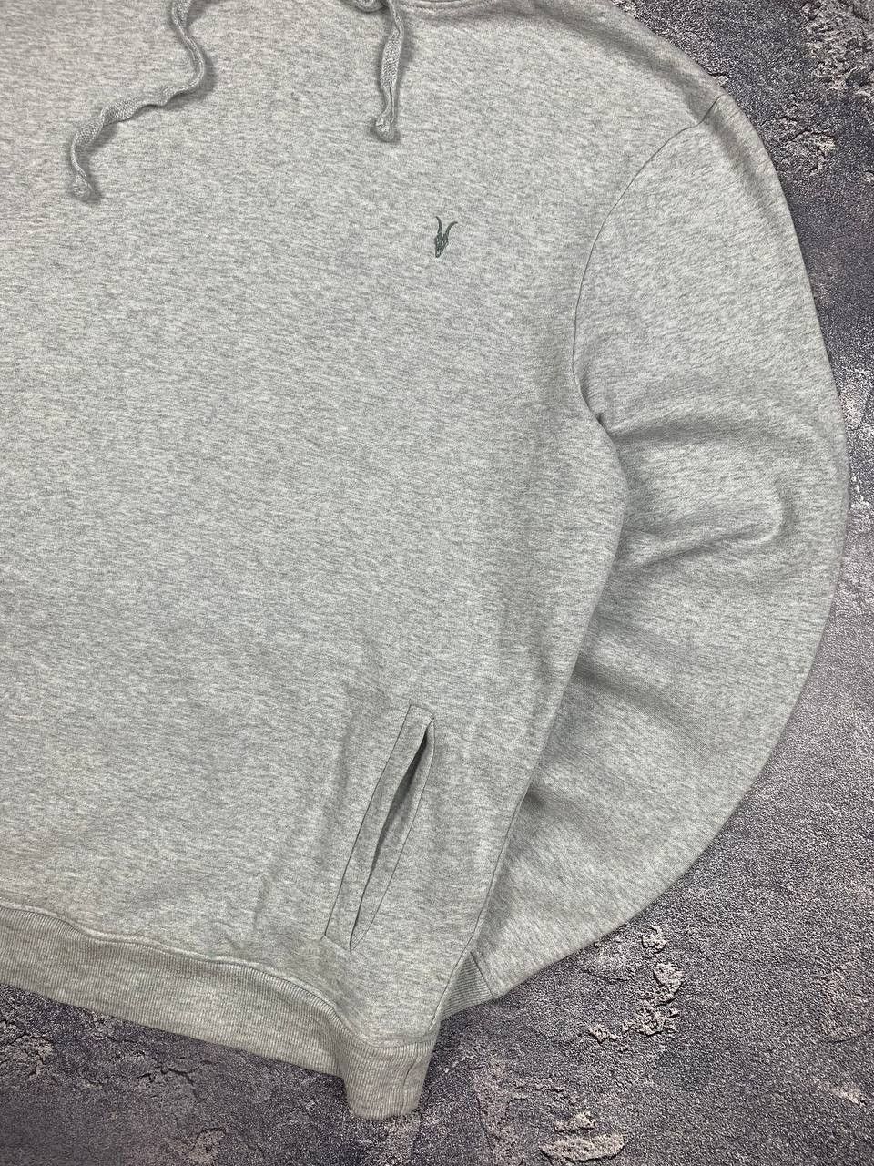 Allsaints AllSaints Hoodie L Gray Cotton Pullover Sweatshirt Logo Size US L / EU 52-54 / 3 - 5 Thumbnail