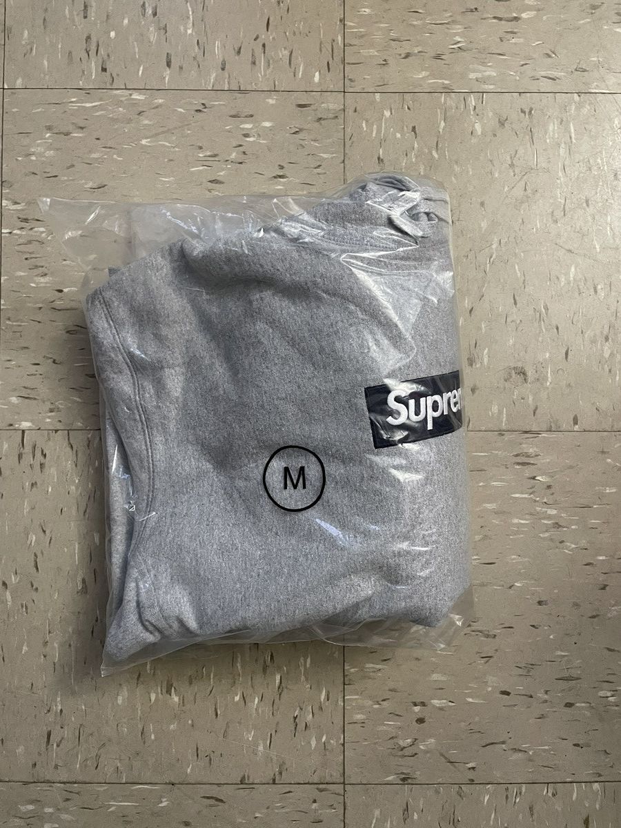 Supreme Supreme FW25 Box Logo Hooded Sweatshirt Heather Gray Medium Size US M / EU 48-50 / 2 - 2 Thumbnail
