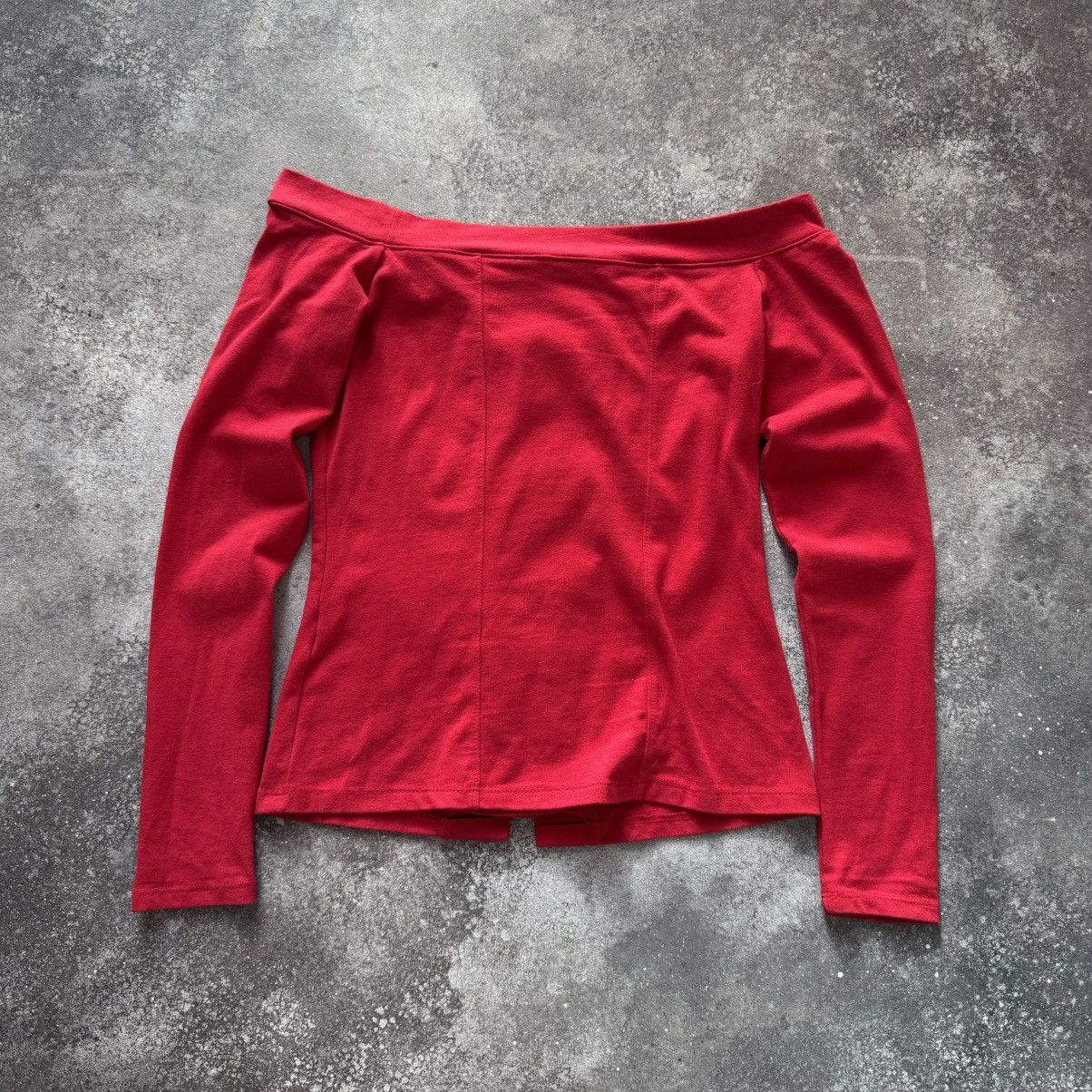 20471120 × Japanese Brand Guess Vintage Y2K Lace Up Avant Garde Long Sleeve Size S / US 4 / IT 40 - 9 Thumbnail