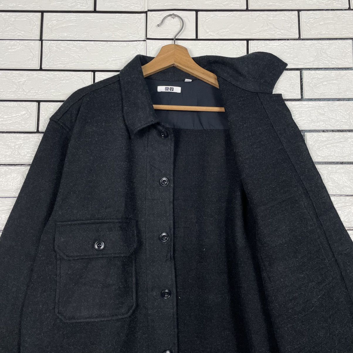 Lemaire × Uniqlo Uniqlo U Lemaire Black Jacket Size US L / EU 52-54 / 3 - 10 Thumbnail