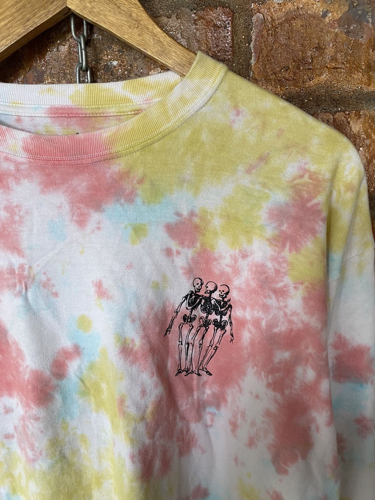 Japanese Brand X-GIRL Japan tripe skull ride a monster acid wash Size US XL / EU 56 / 4 - 6 Thumbnail