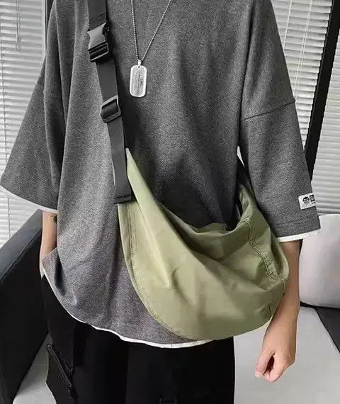 Japanese Brand Fashion hip hop side shoulder bag messenger bag belt bag Size ONE SIZE - 2 Thumbnail