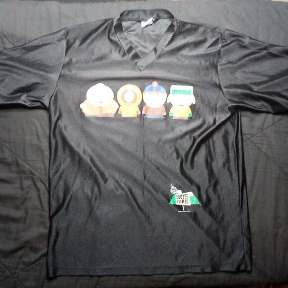 Vintage Vintage Stanley Desantis South Park Jersey T-Shirt Size US L / EU 52-54 / 3 - 2 Thumbnail