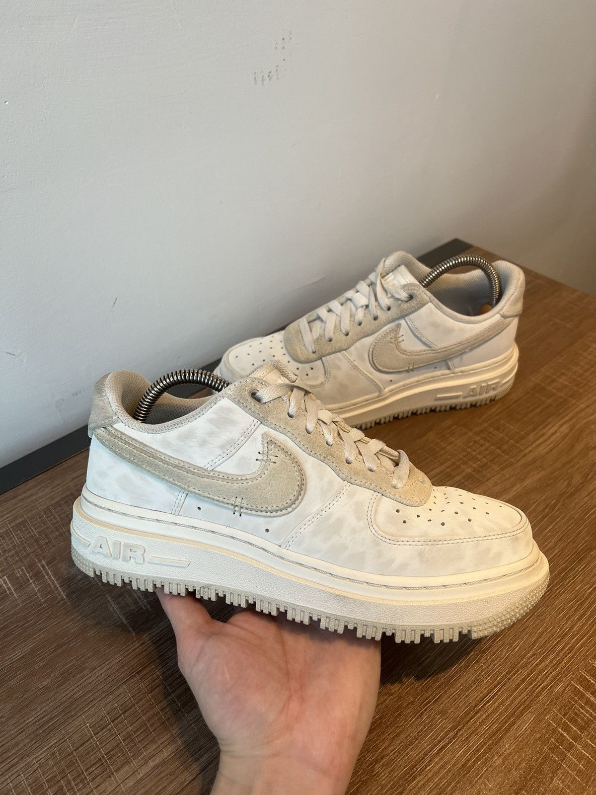 Nike Refurbished Air Force Luxe White Bone Men's Size Shoe