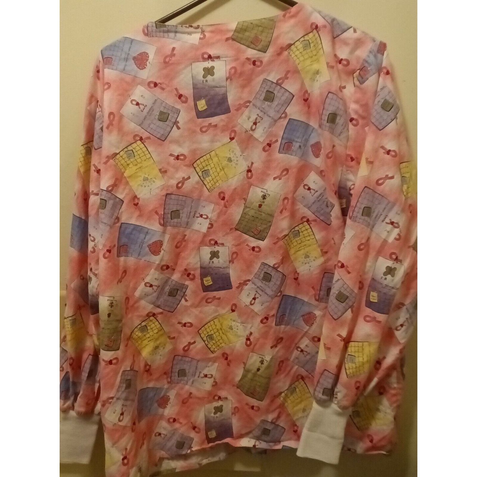 Other Crest Medical Scrub Top Breast cancer Size L Size L / US 10 / IT 46 - 5 Thumbnail