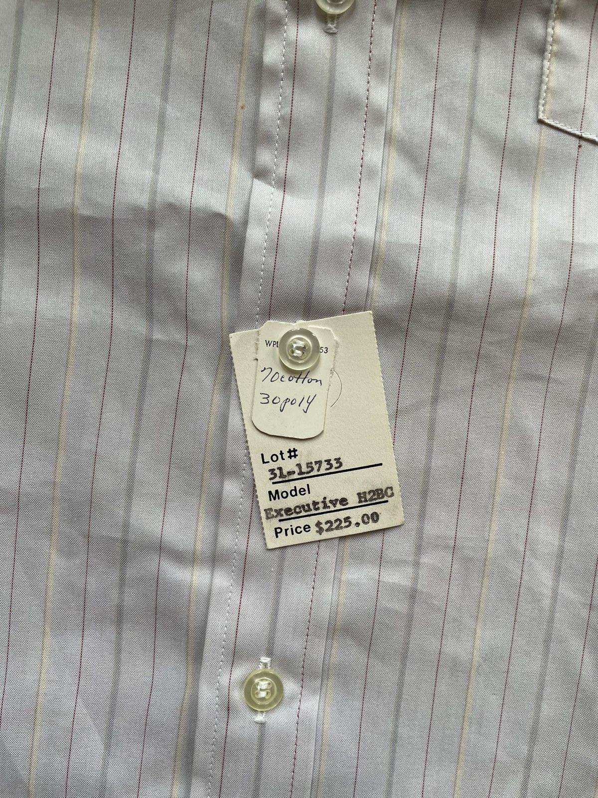 Oscar De La Renta × Vintage Vintage dead stock Oscar de la renta button up custom stripe Size US L / EU 52-54 / 3 - 2 Thumbnail