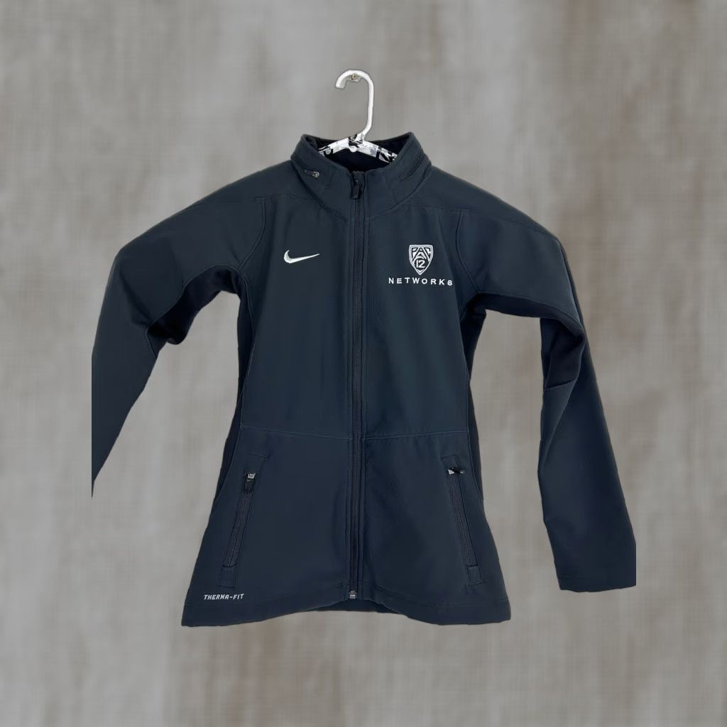 Nike VINTAGE Nike Women's XS Black Therma Fit Packable Hood Training Jacket 658059 PAC 12 Size XS / US 0-2 / IT 36-38 - 1 Thumbnail