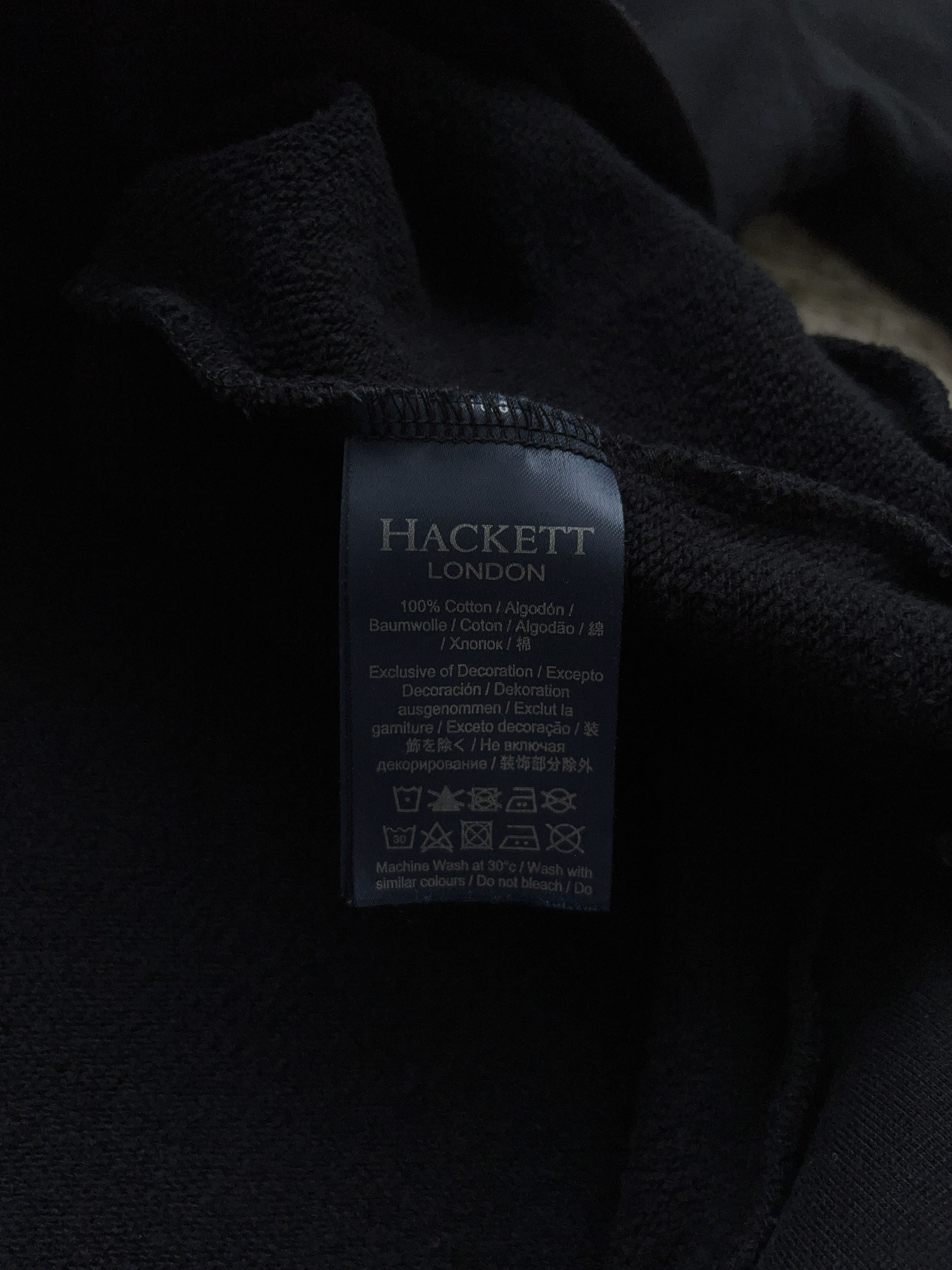 Hackett Mens Hackett London Aston Martin Black Sweatshirt Pullover Size US XXL / EU 58 / 5 - 12 Thumbnail