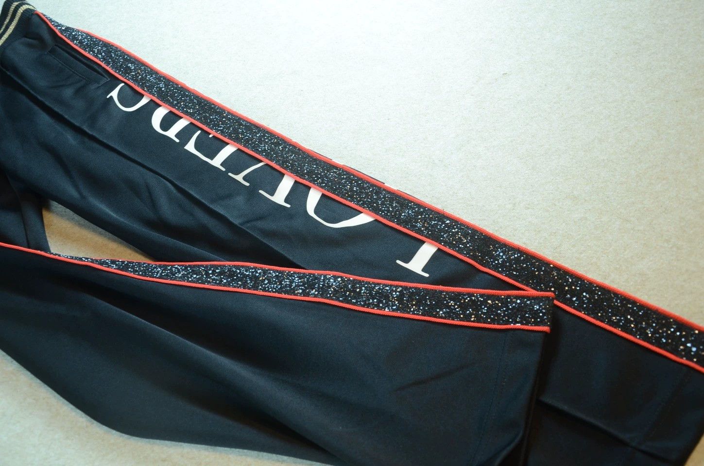 Amiri Amiri Lovers Black Crystal Sweatpants Size US 29 - 5 Thumbnail