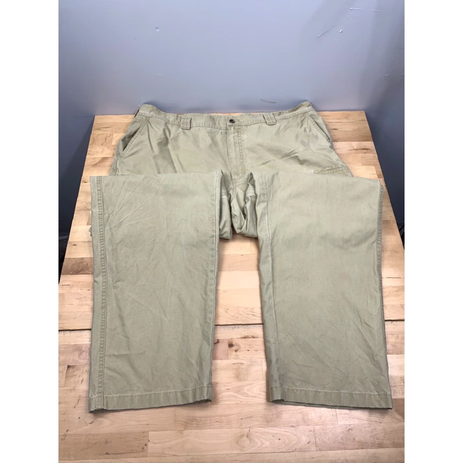 Vintage LL Beans Mens Convertible Pants Cargo 42x33 Beige Outdoor Hiking Camping Size US 42 / EU 58 - 2 Thumbnail