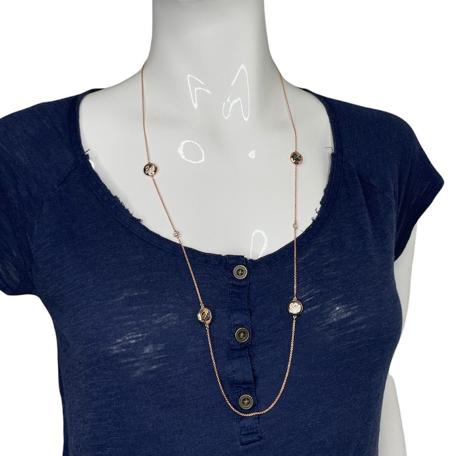 Swarovski Swarovski Hall Swan Strandage Rose Gold Plating Necklace Size ONE SIZE - 1 Thumbnail