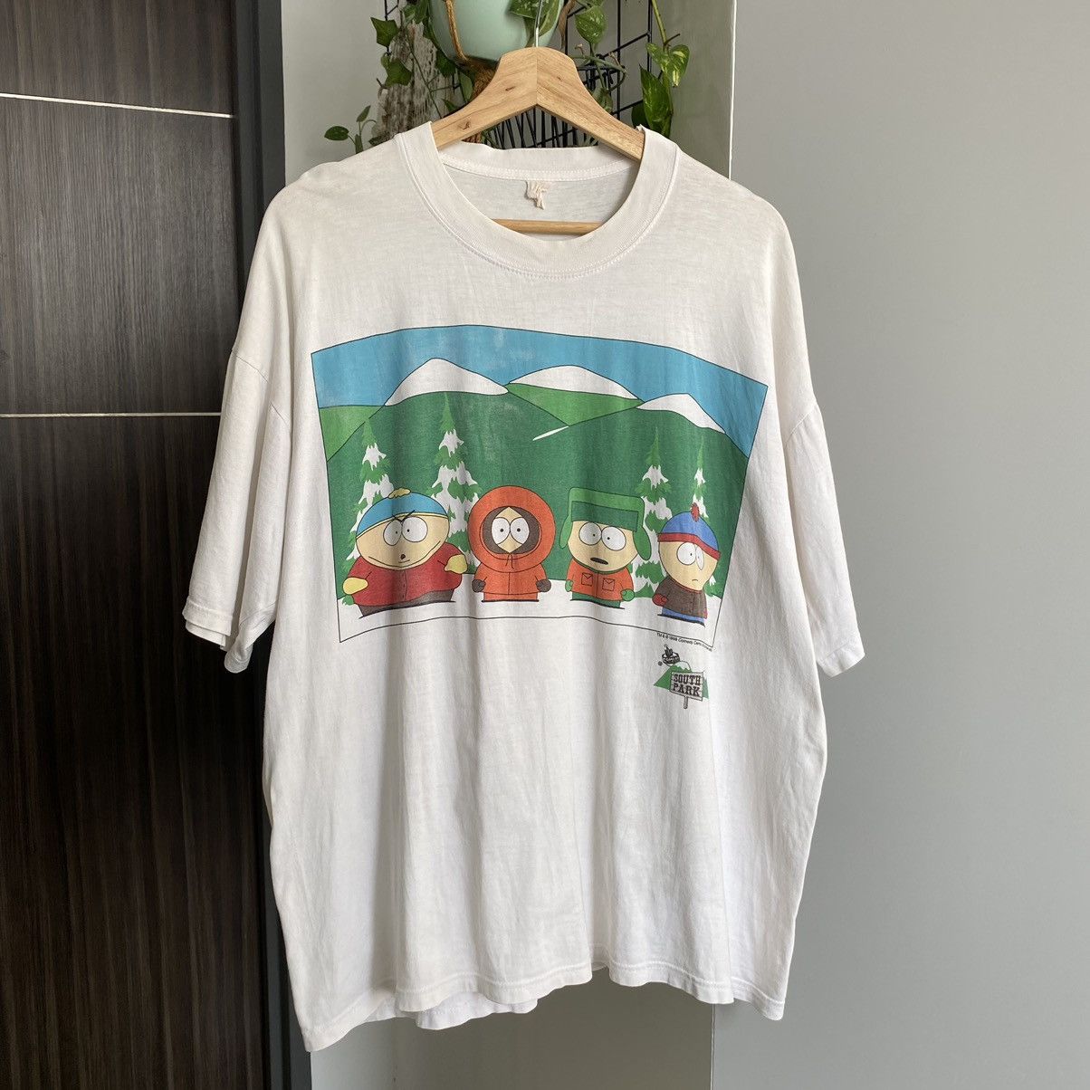 Cartoon Network Thrashed Vintage 90s South Park Cartoon ERD GRUNGE GRAIL TEE Size US XL / EU 56 / 4 - 1 Thumbnail