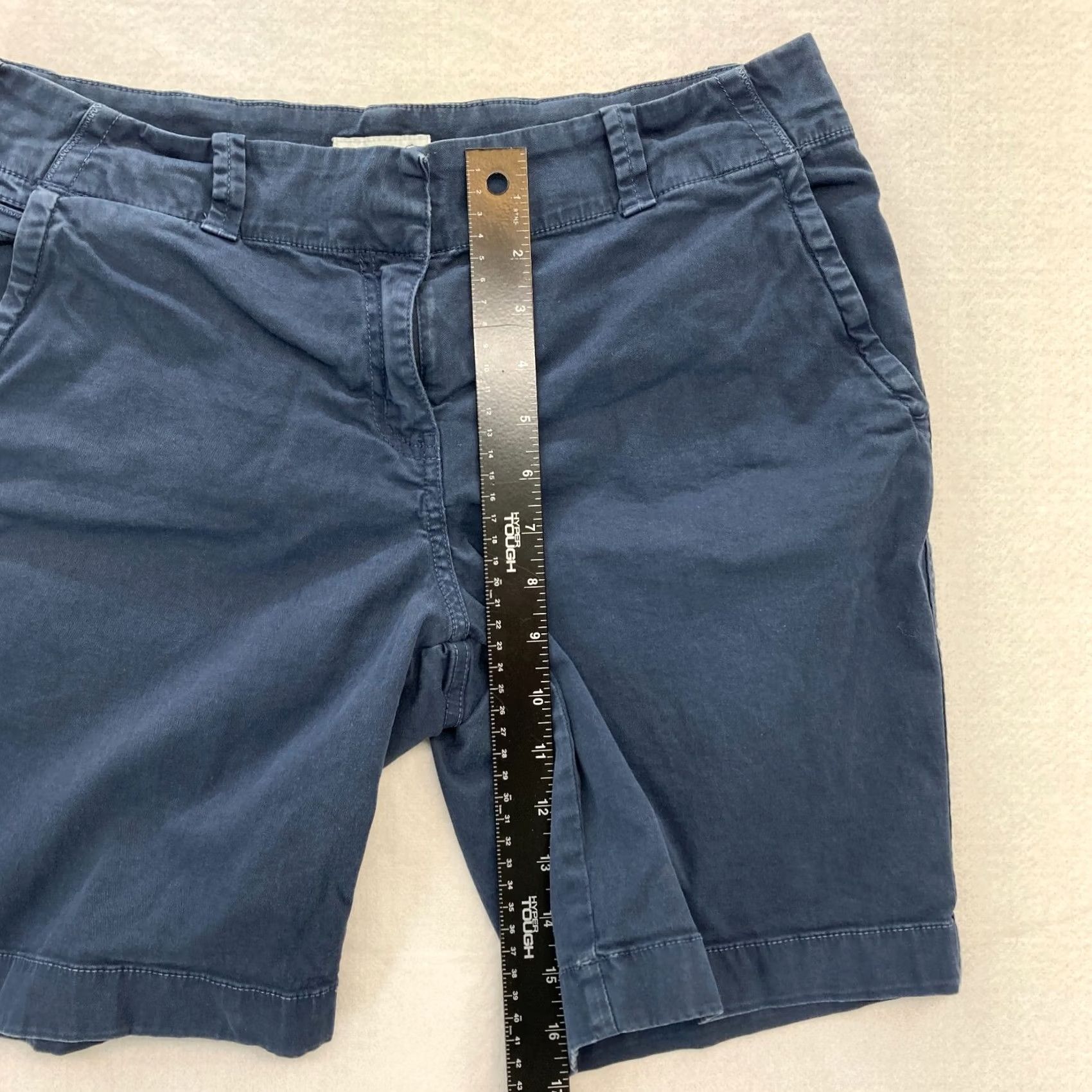 Vineyard Vines Vineyard Vines Shorts Women's 8 Blue Stretch Fabric Chino Short Low Rise 9" Prep Womens Size 30" / US 8 / IT 44 - 7 Thumbnail