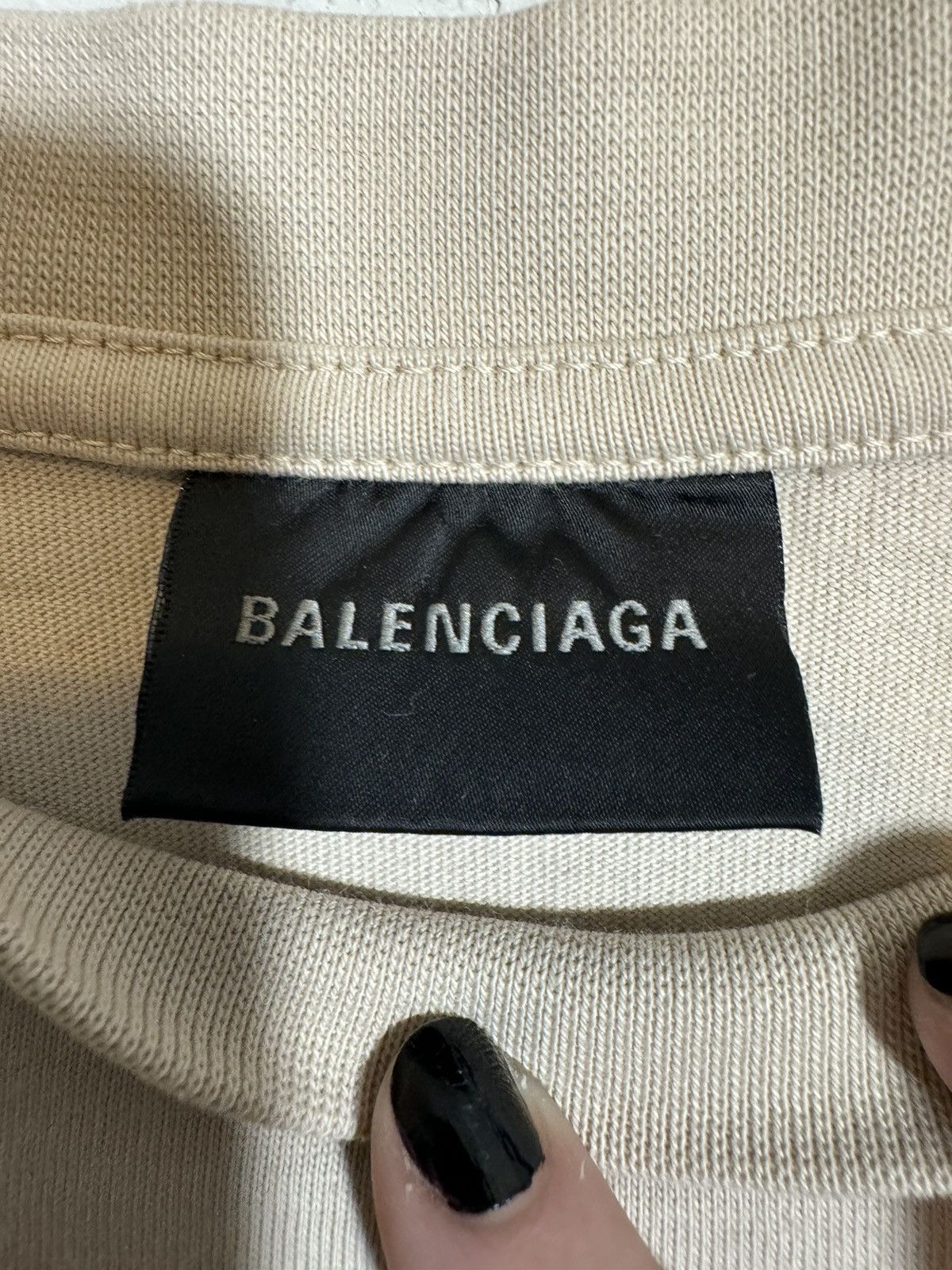 Balenciaga Campaign Logo Embroidered T-shirt Size US S / EU 44-46 / 1 - 4 Thumbnail