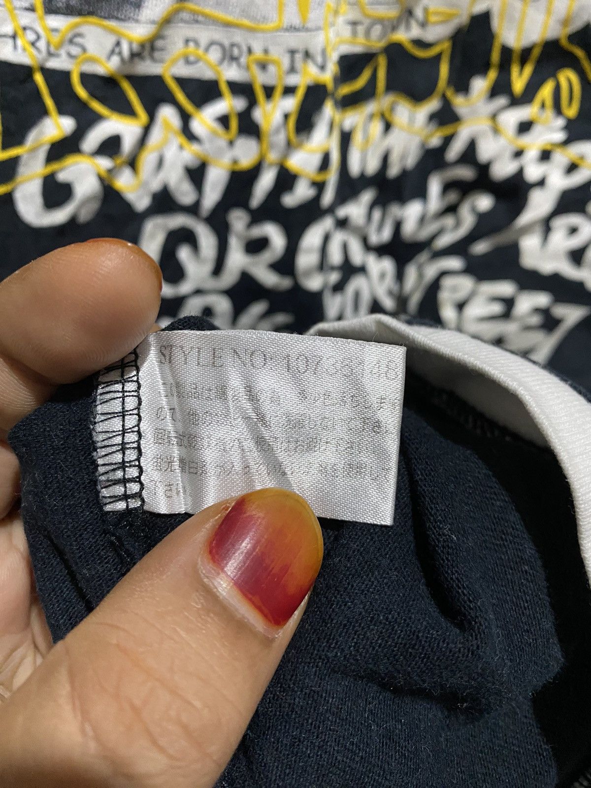 If Six Was Nine × Japanese Brand × Le Grande Bleu (L.G.B.) 2000s Oblo Street Culture Graffiti Poem Double Layers lgb Size US M / EU 48-50 / 2 - 10 Thumbnail