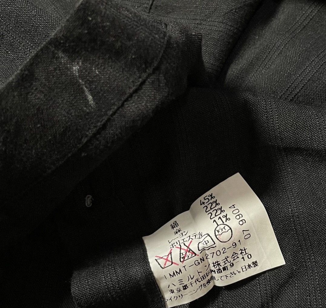 Issey Miyake Vintage issey miyake im product collarless striped shirt Size US M / EU 48-50 / 2 - 4 Thumbnail