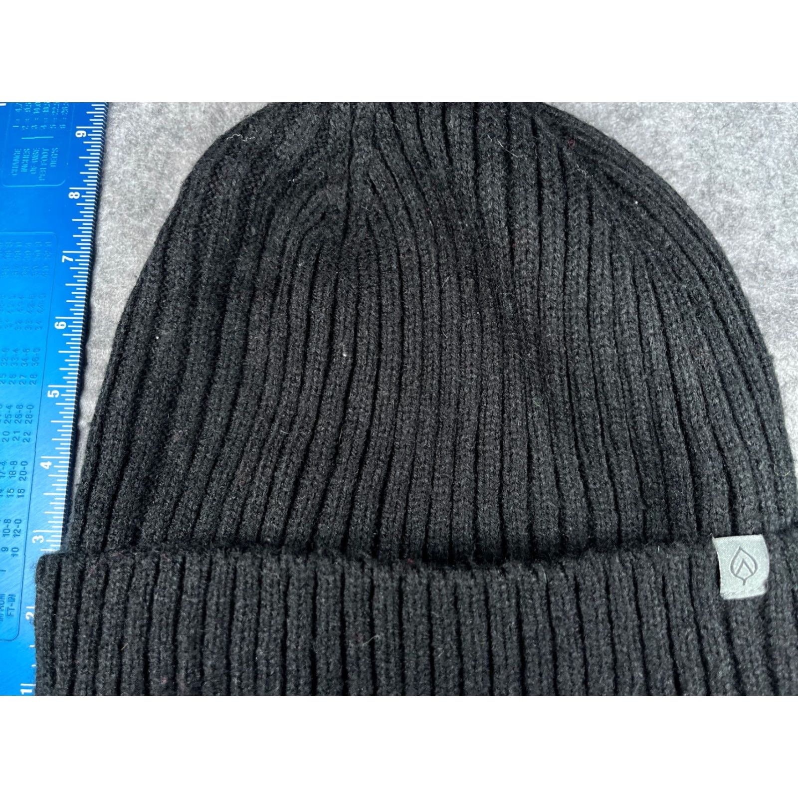 Vintage Aspen Beanie Toque Adult One Size Black Knit Acrylic Polyester Lined Ski Size ONE SIZE - 3 Thumbnail