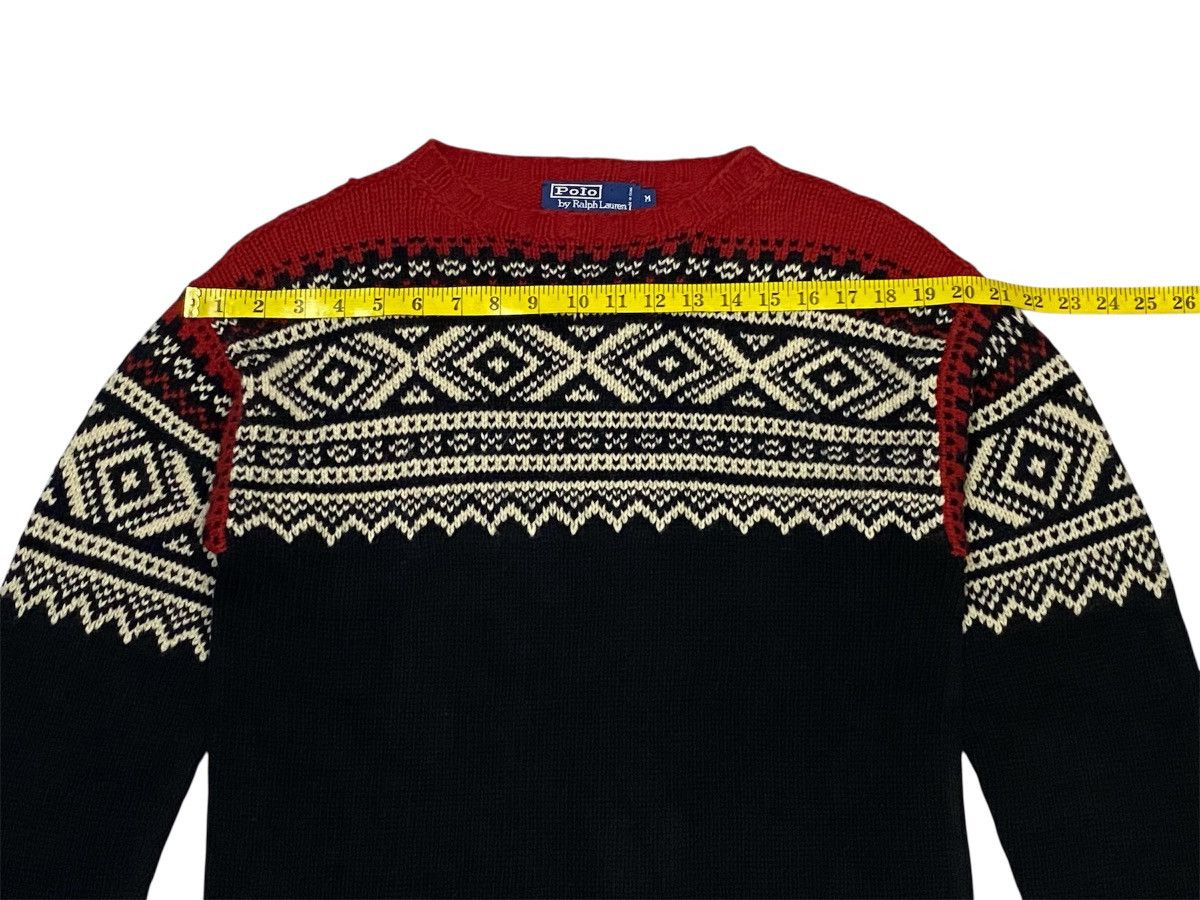 Polo Ralph Lauren Polo Ralph Lauren Classic Hand Knit Wool Sweater Size US M / EU 48-50 / 2 - 9 Thumbnail