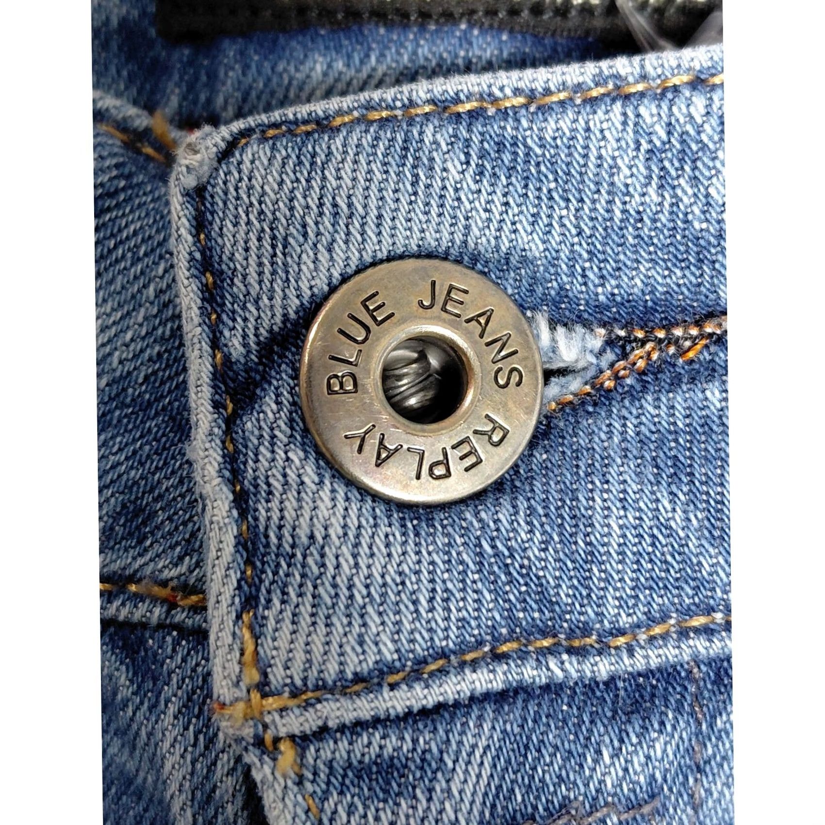 Replay Replay Blue Replay Jeans Denim Pants Solid Regular Women Size 26 Jeans Denim Solid Regular Women Size 26 Size 26" / US 2 / IT 38 - 6 Thumbnail